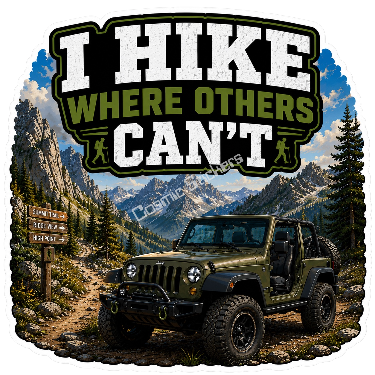 Jeep Collection- I Hike Where Others Can’t