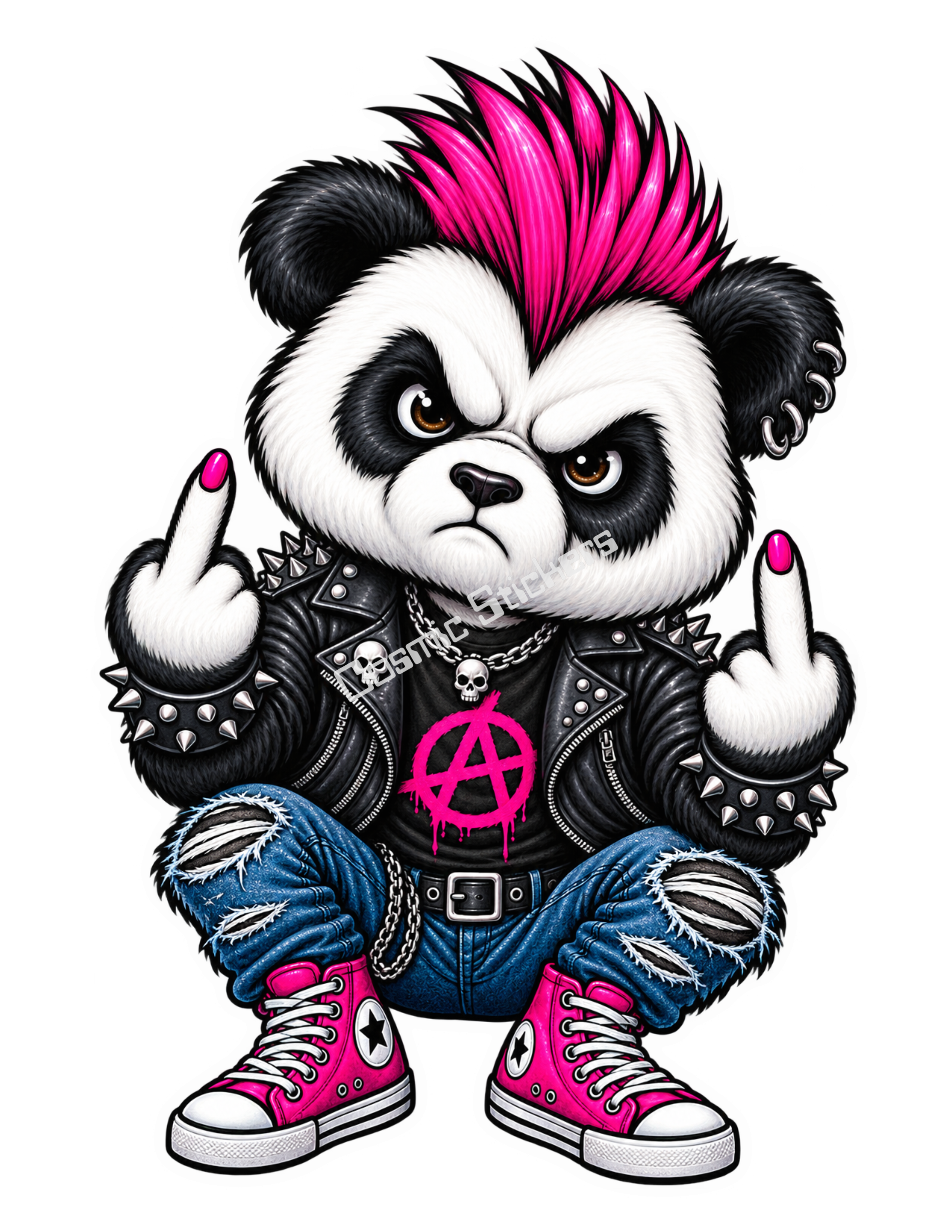 Punk Panda Rebel