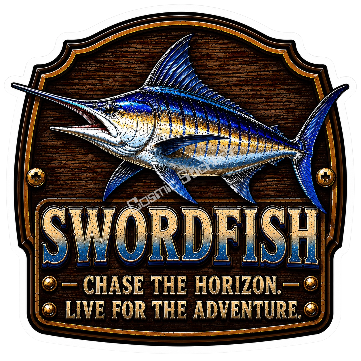 Swordfish – Trophy Fish Sticker