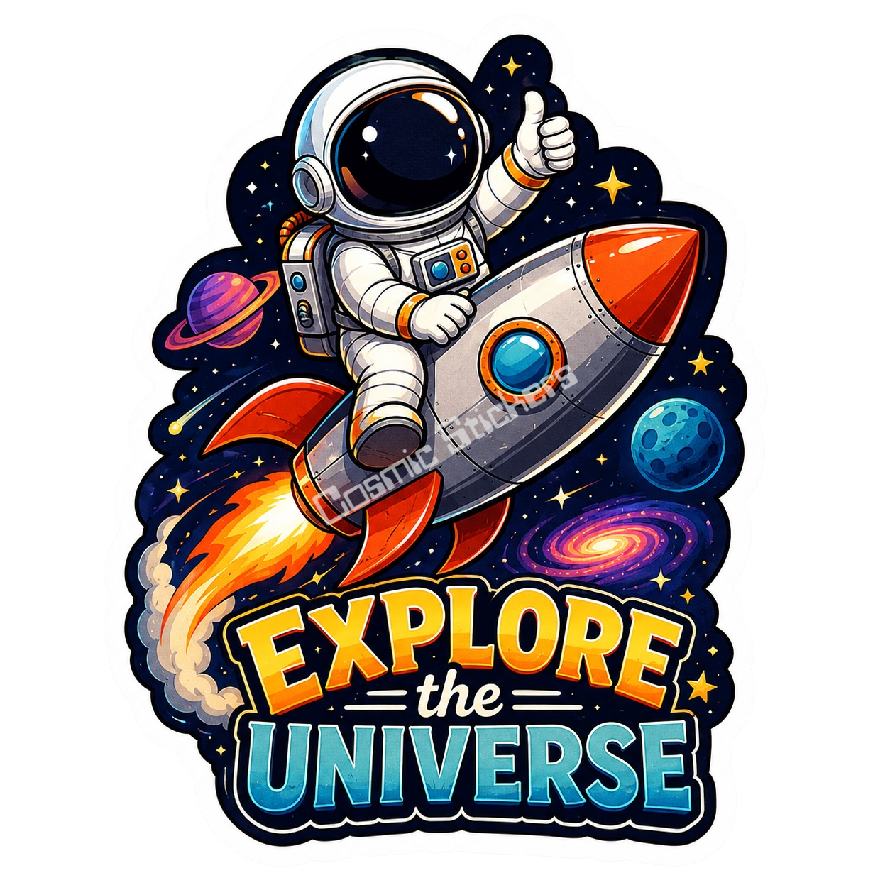 Cosmic Stickers - Explore The Universe