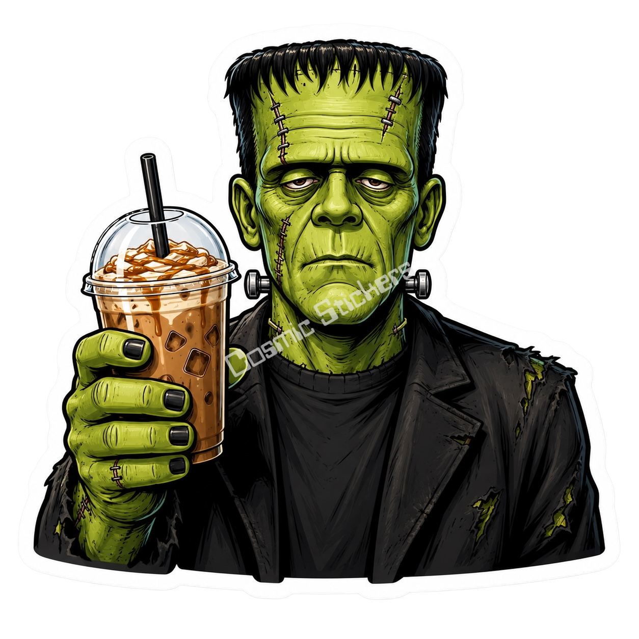 Original Frankenstein With Iced Coffee