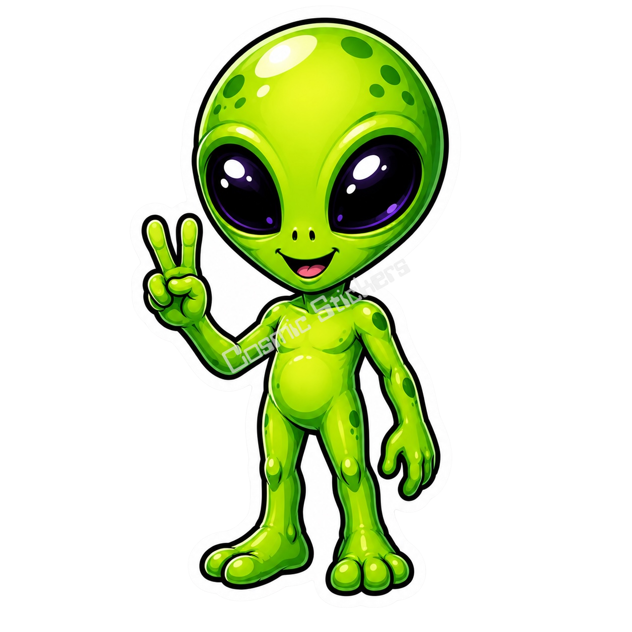 Cosmic Stickers - Alien