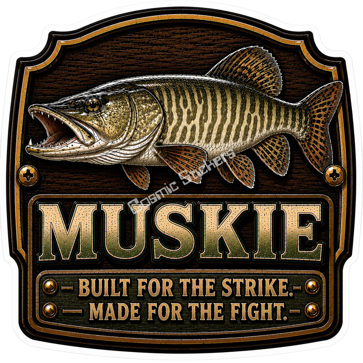 Muskie – Trophy Fish Sticker