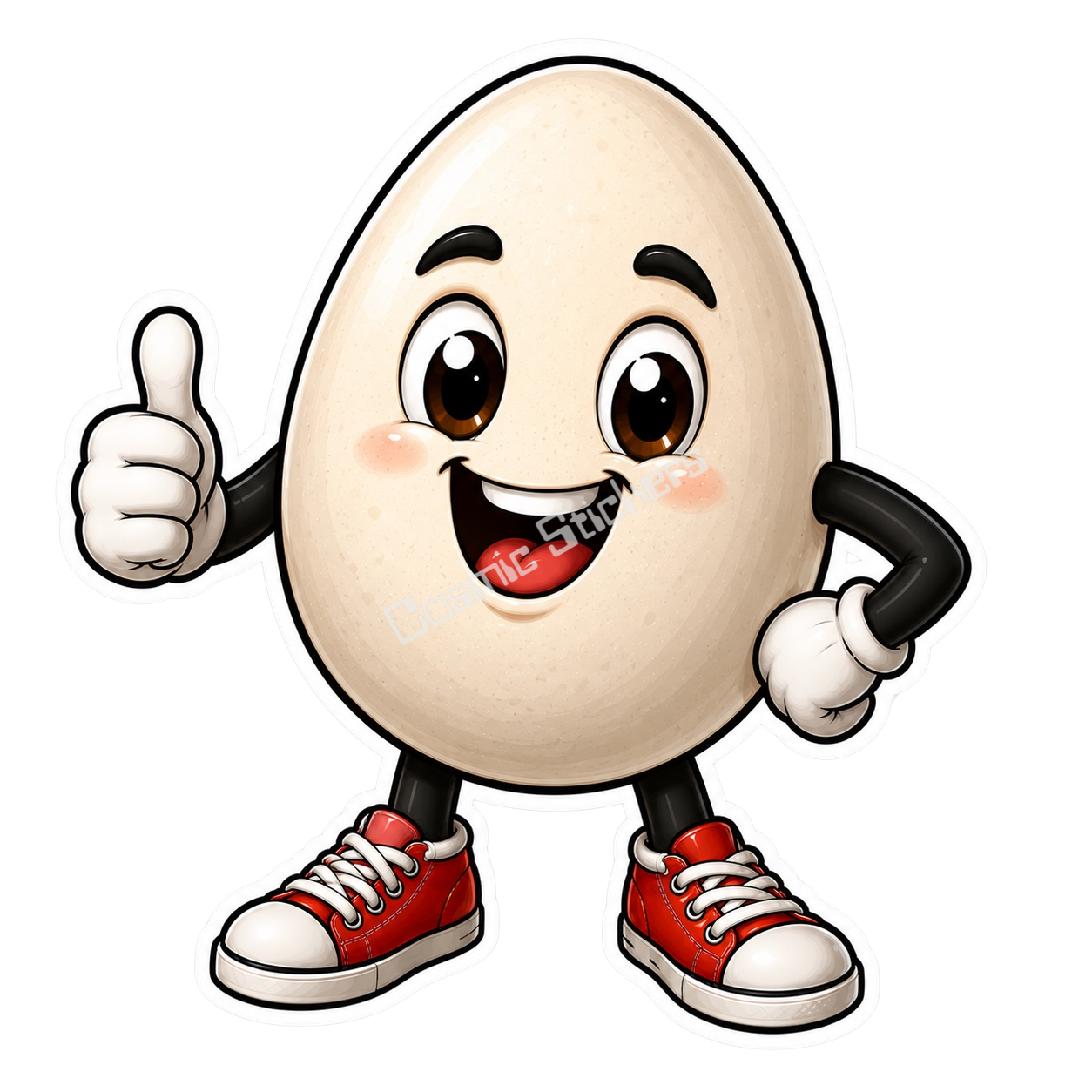 Cosmic Stickers - Egg in Shell