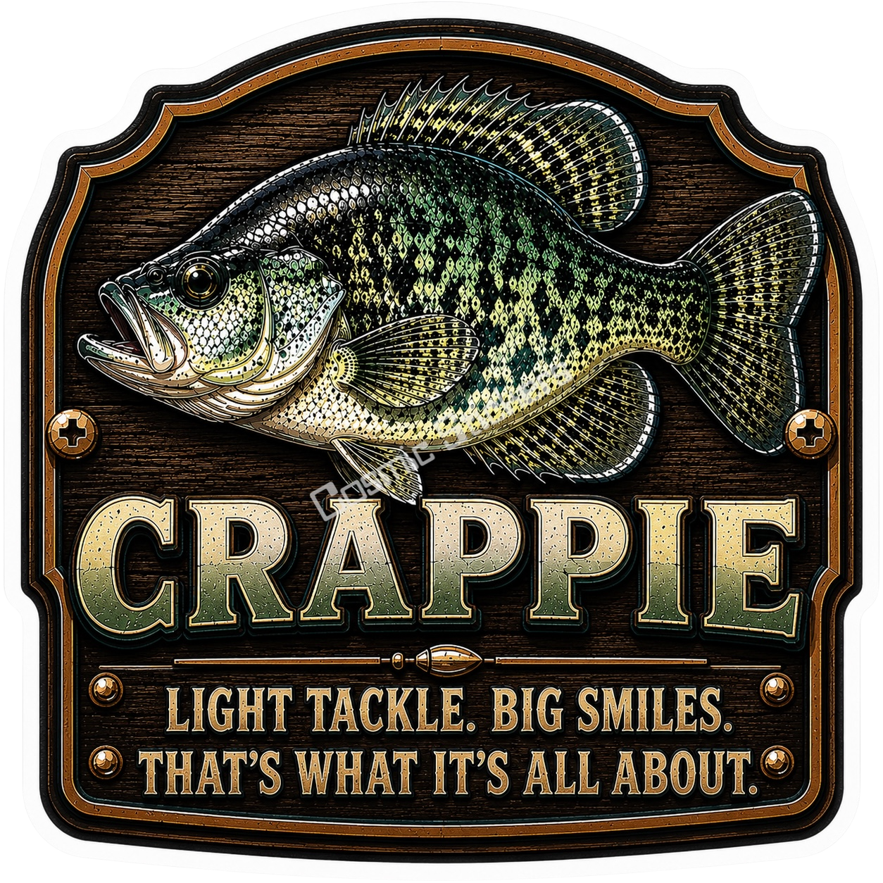 Crappie – Trophy Fish Sticker