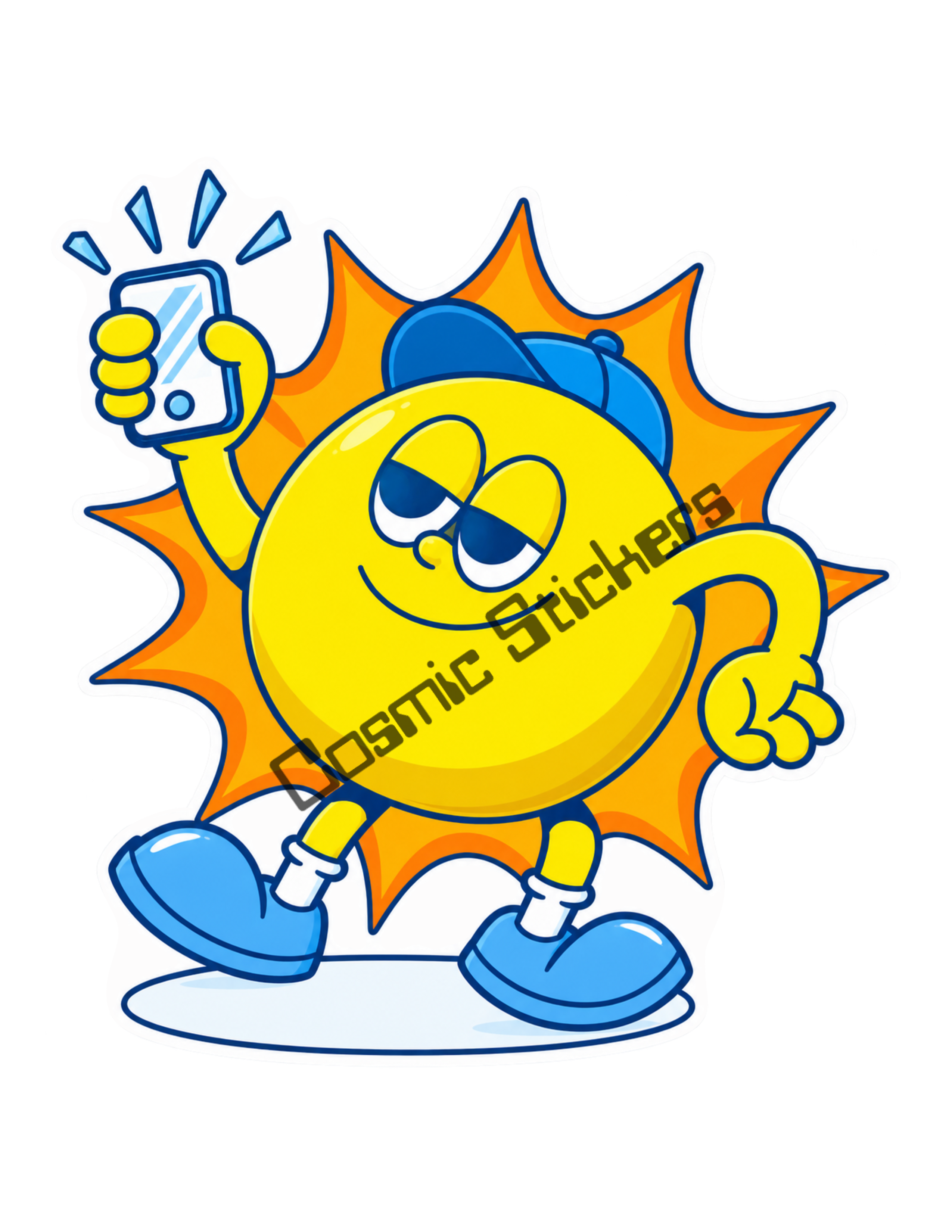 Fan-Made Dutch Bros Sunshine Selfie Sticker