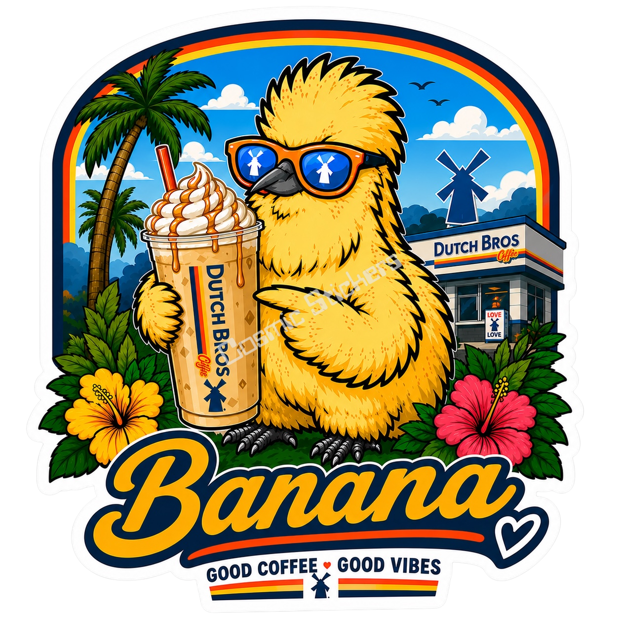 Dutch Bros - Banana w/ Caramel Iced Coffee  #6