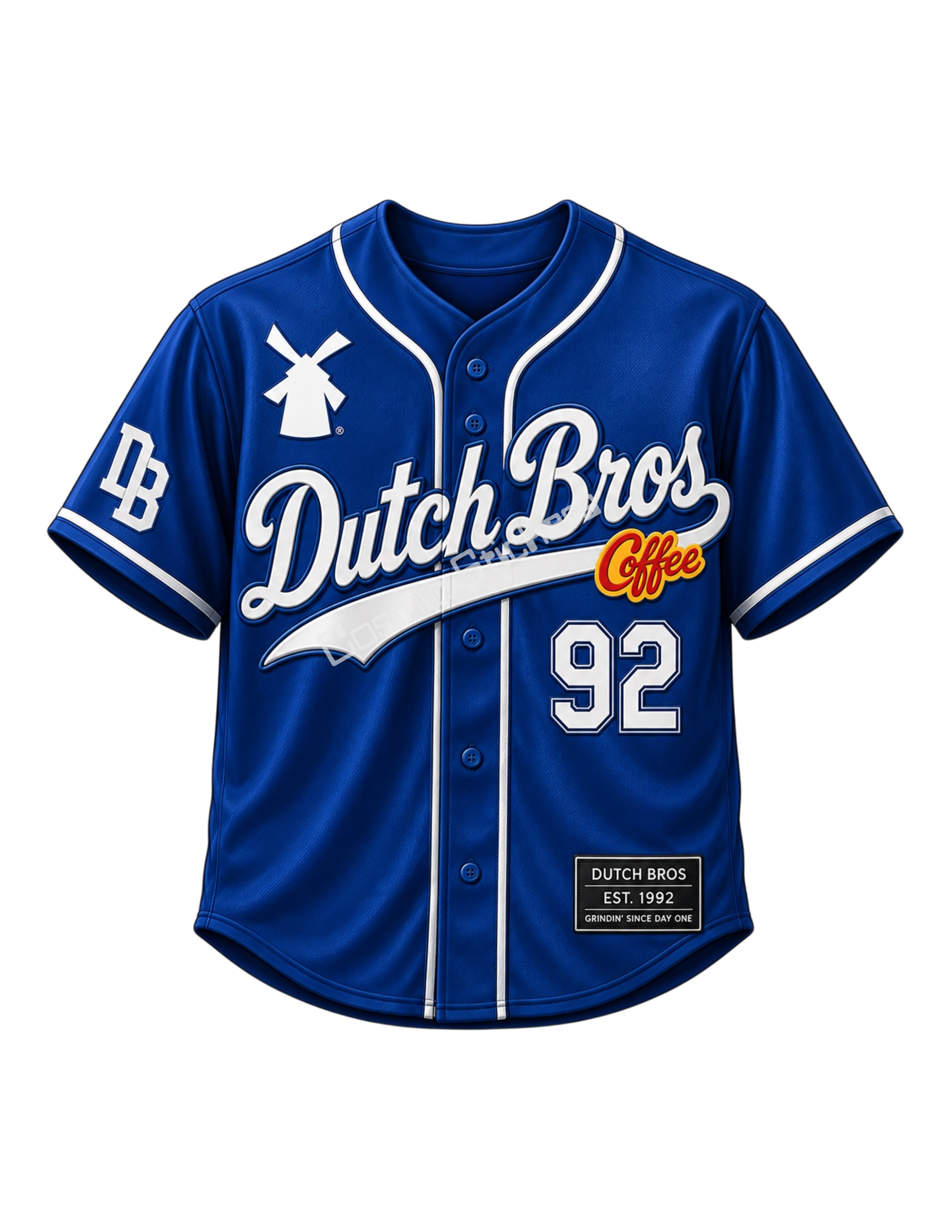 Dutch Bros Jersey Sticker #18