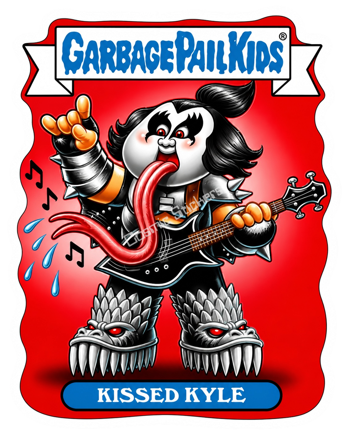 Garbage Pail kids (Kissed Kyle)