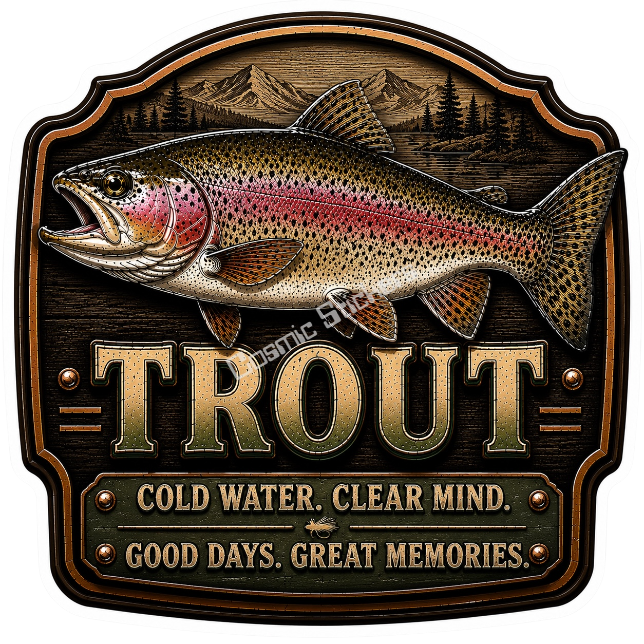 Trout – Trophy Fish Sticker