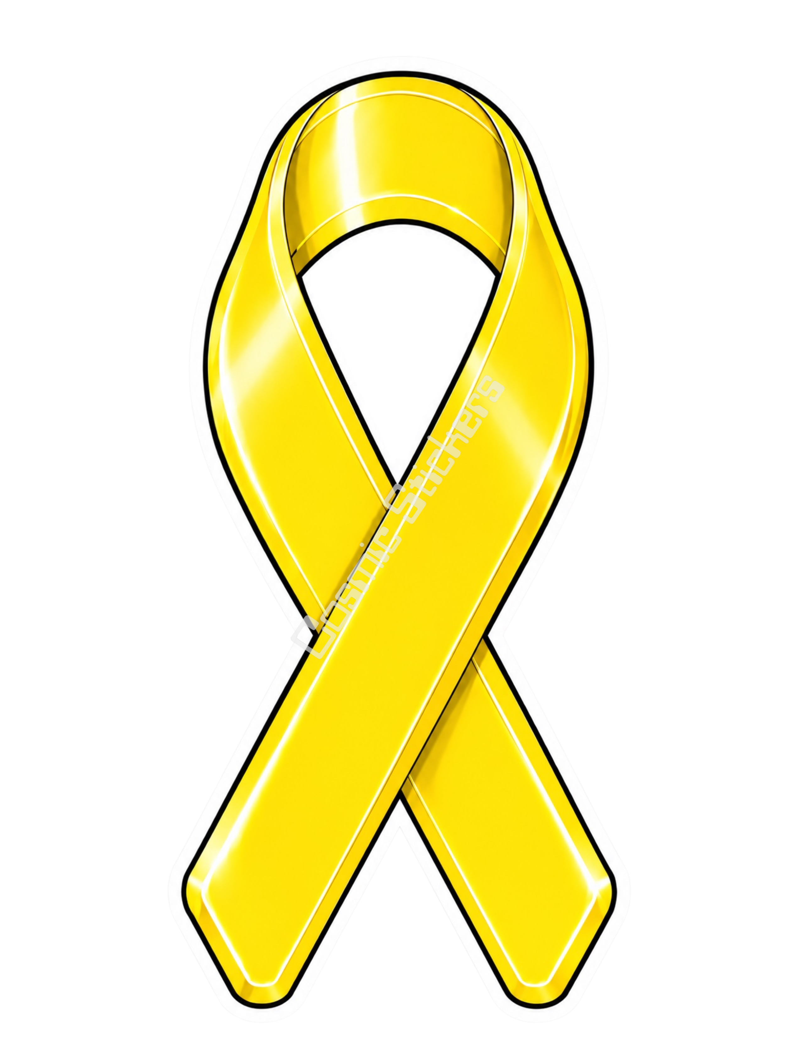 Awareness Ribbon Stickers - Sarcoma Cancer