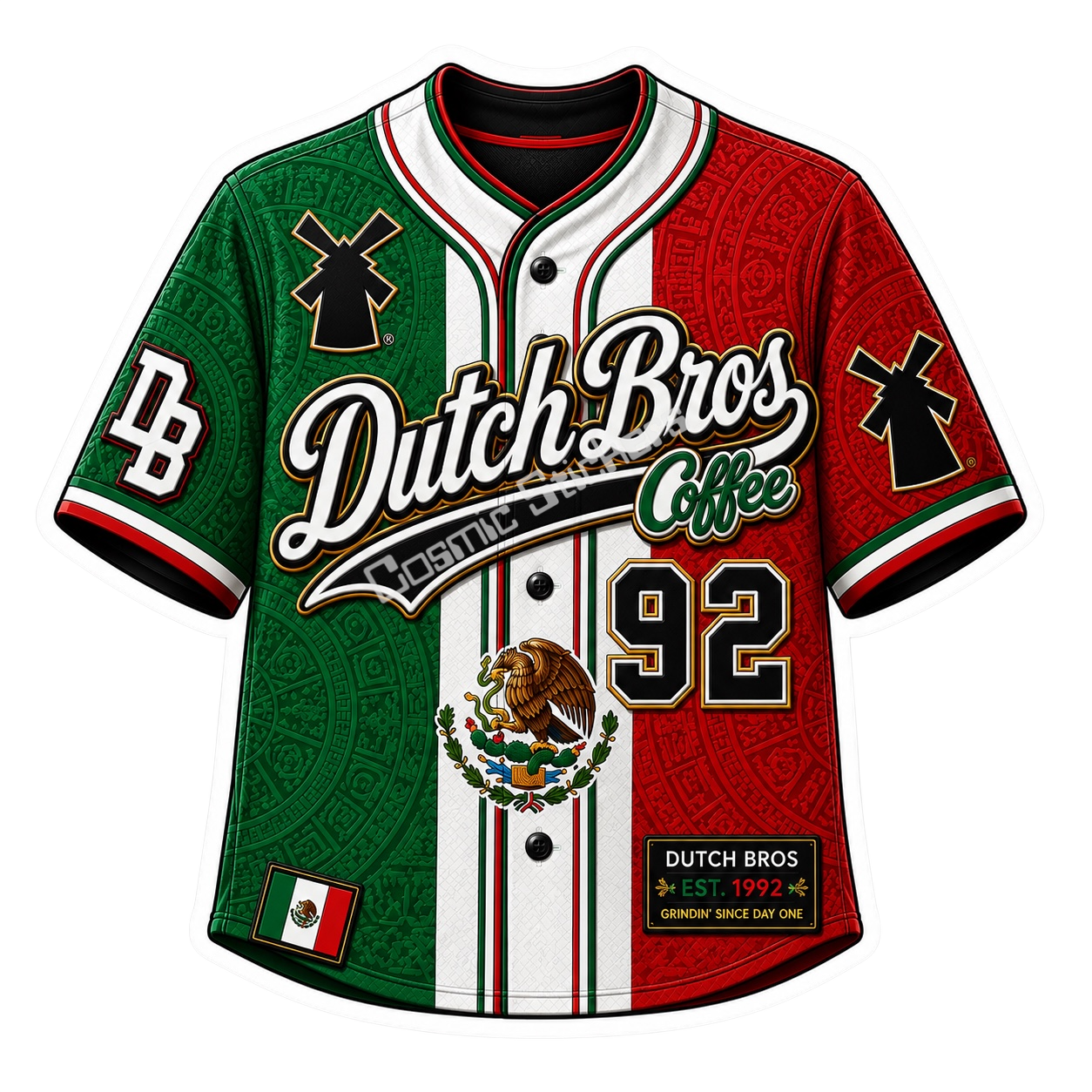 Dutch Bros Jersey Sticker #19