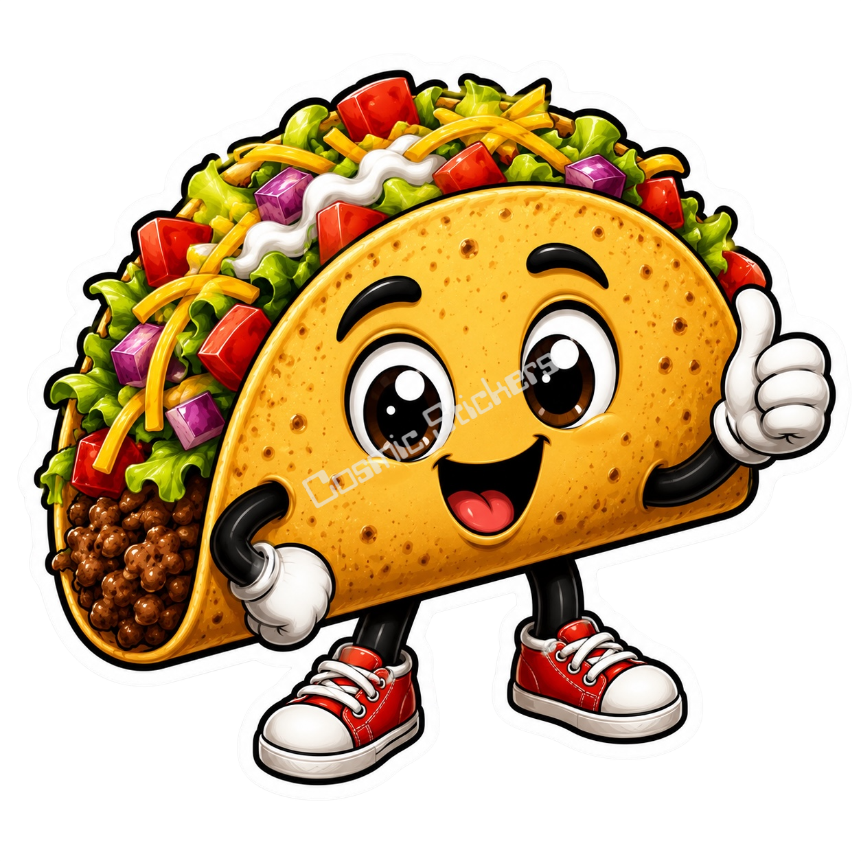 Cosmic Stickers - Taco