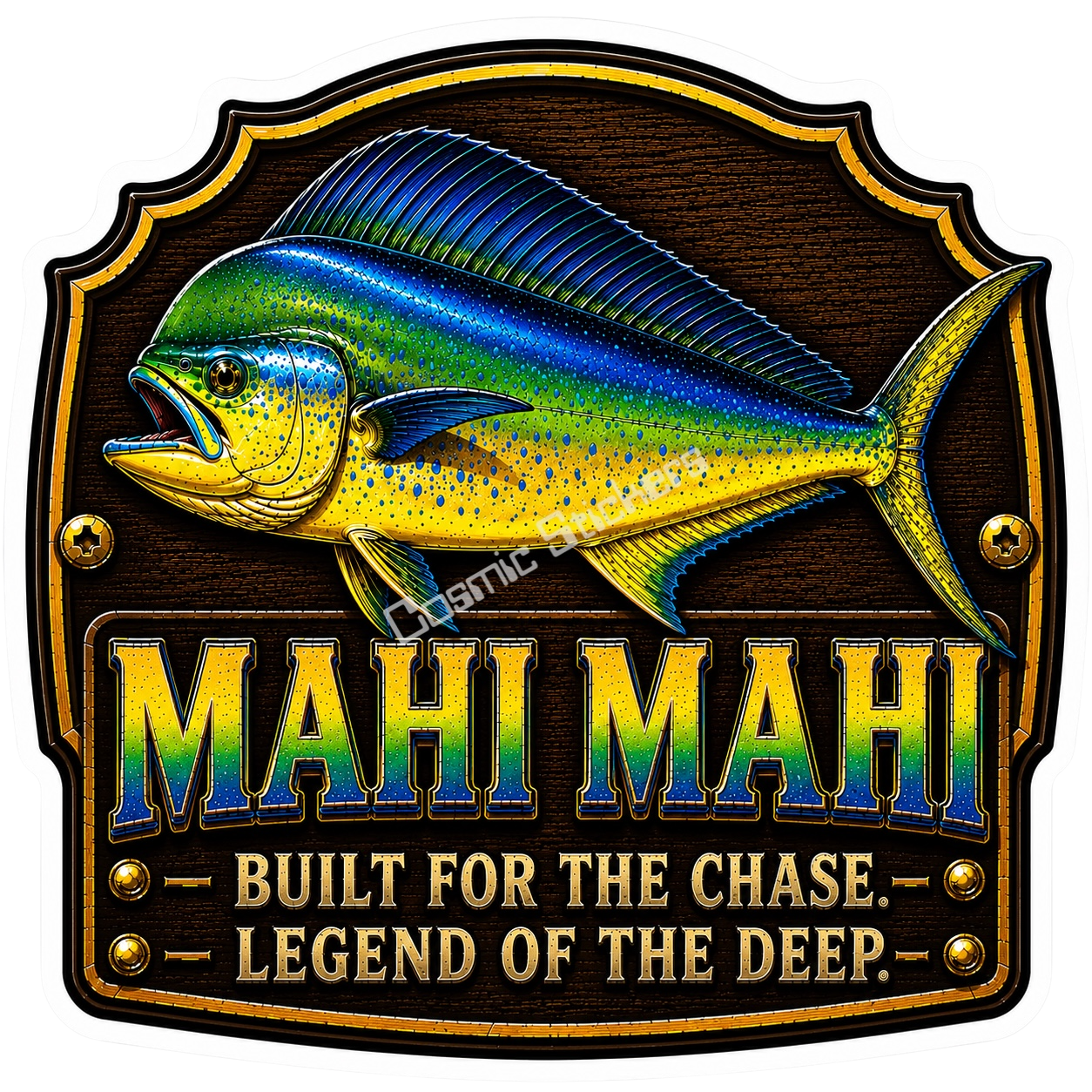 Mahi-Mahi – Trophy Fish Sticker