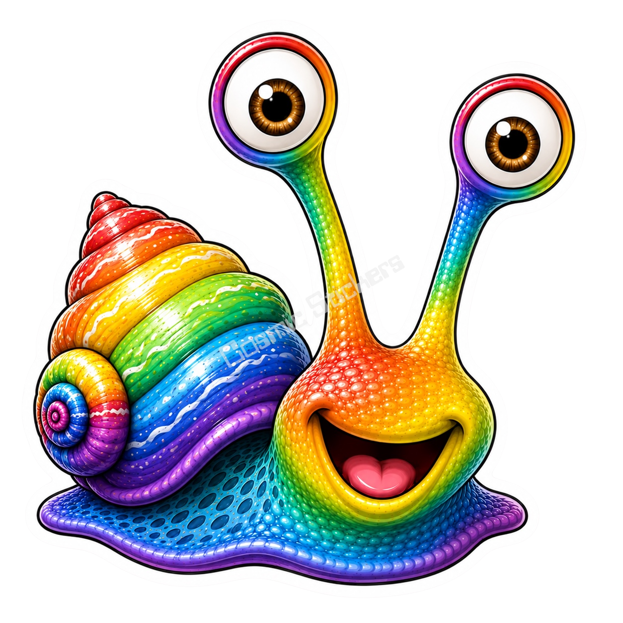 Cosmic Snails •Orbit• premium die-cut vinyl sticker by Cosmic Stickers