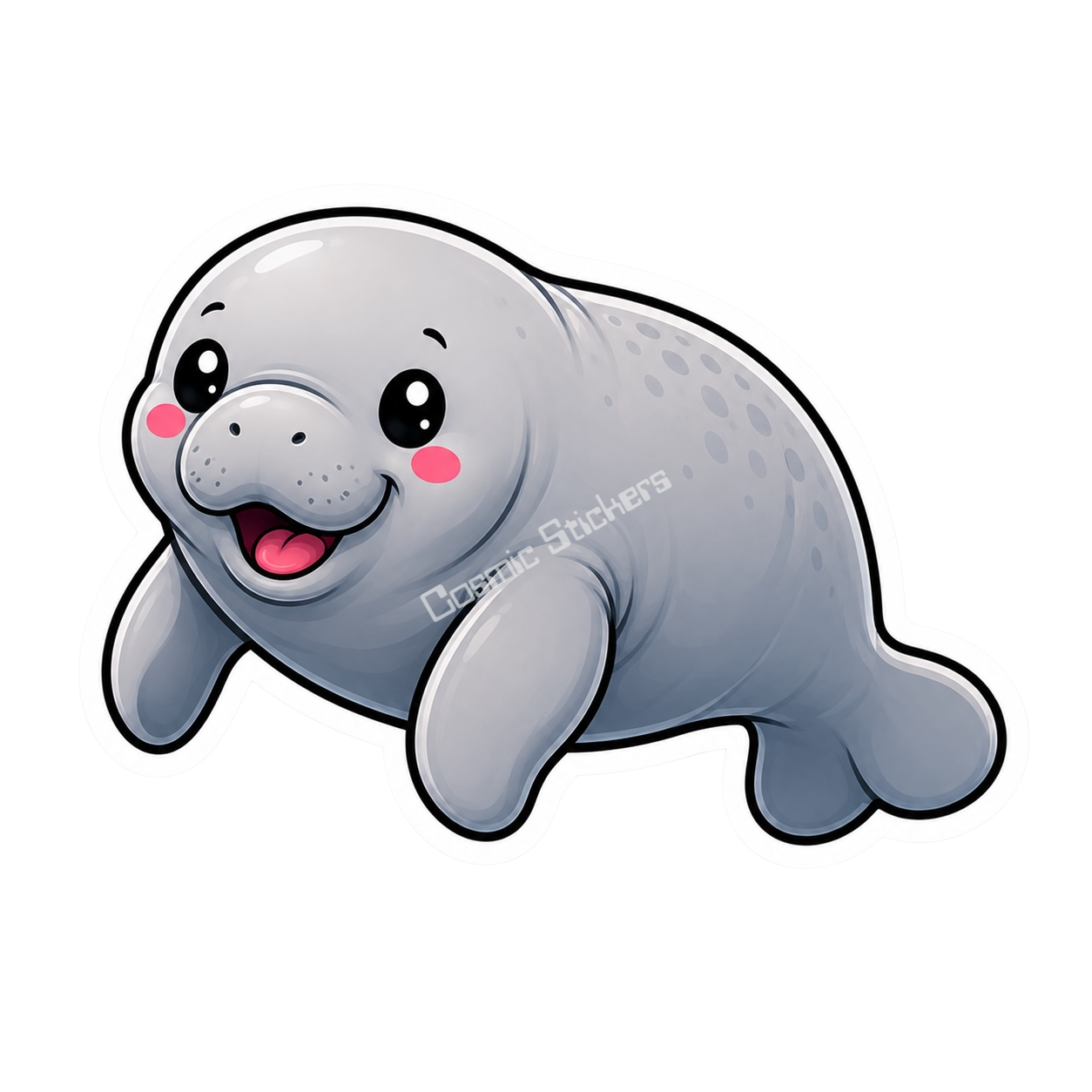 Cosmic Stickers - Manatee