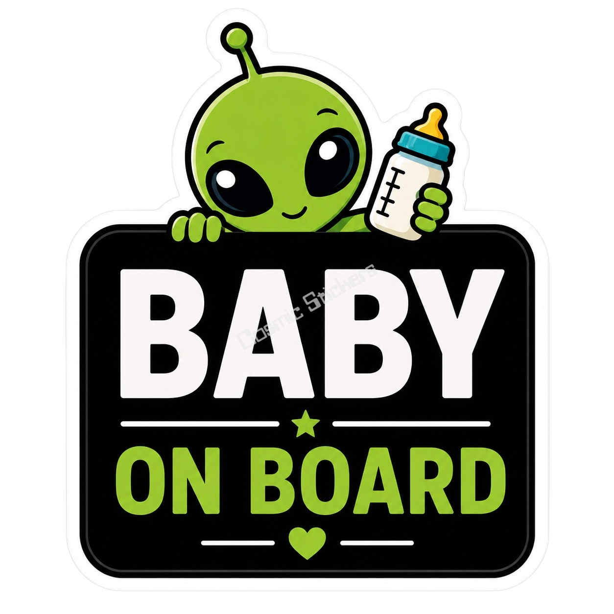 Baby On Board - Greene Alien Theme