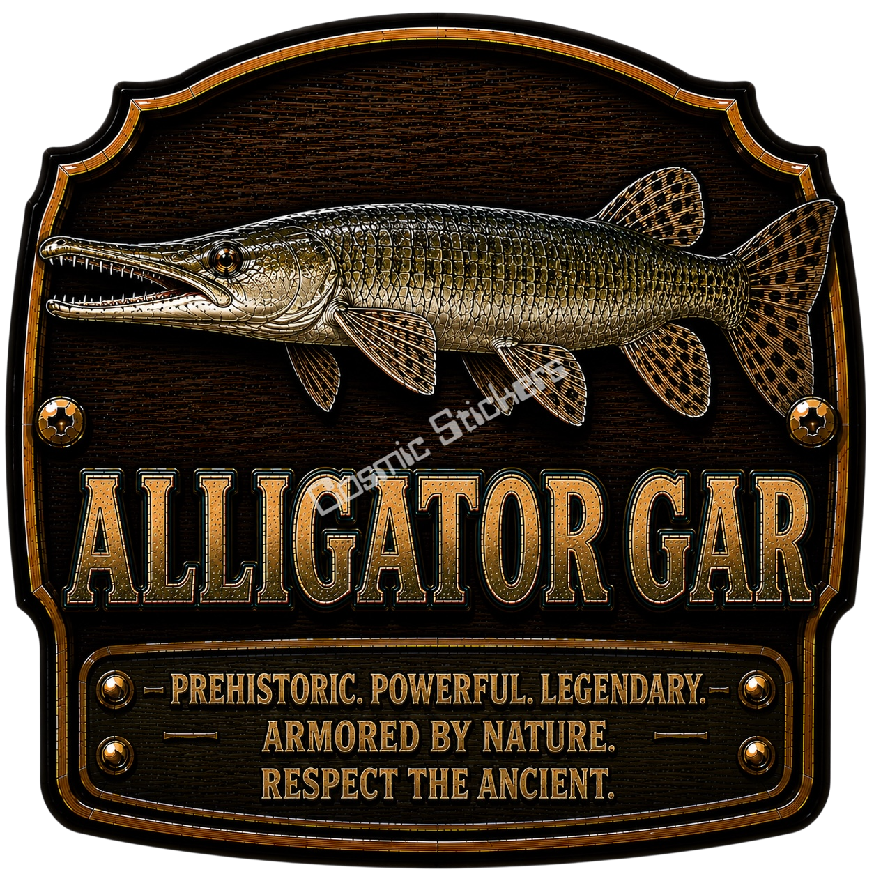 AlligatorGar – Trophy Fish Sticker