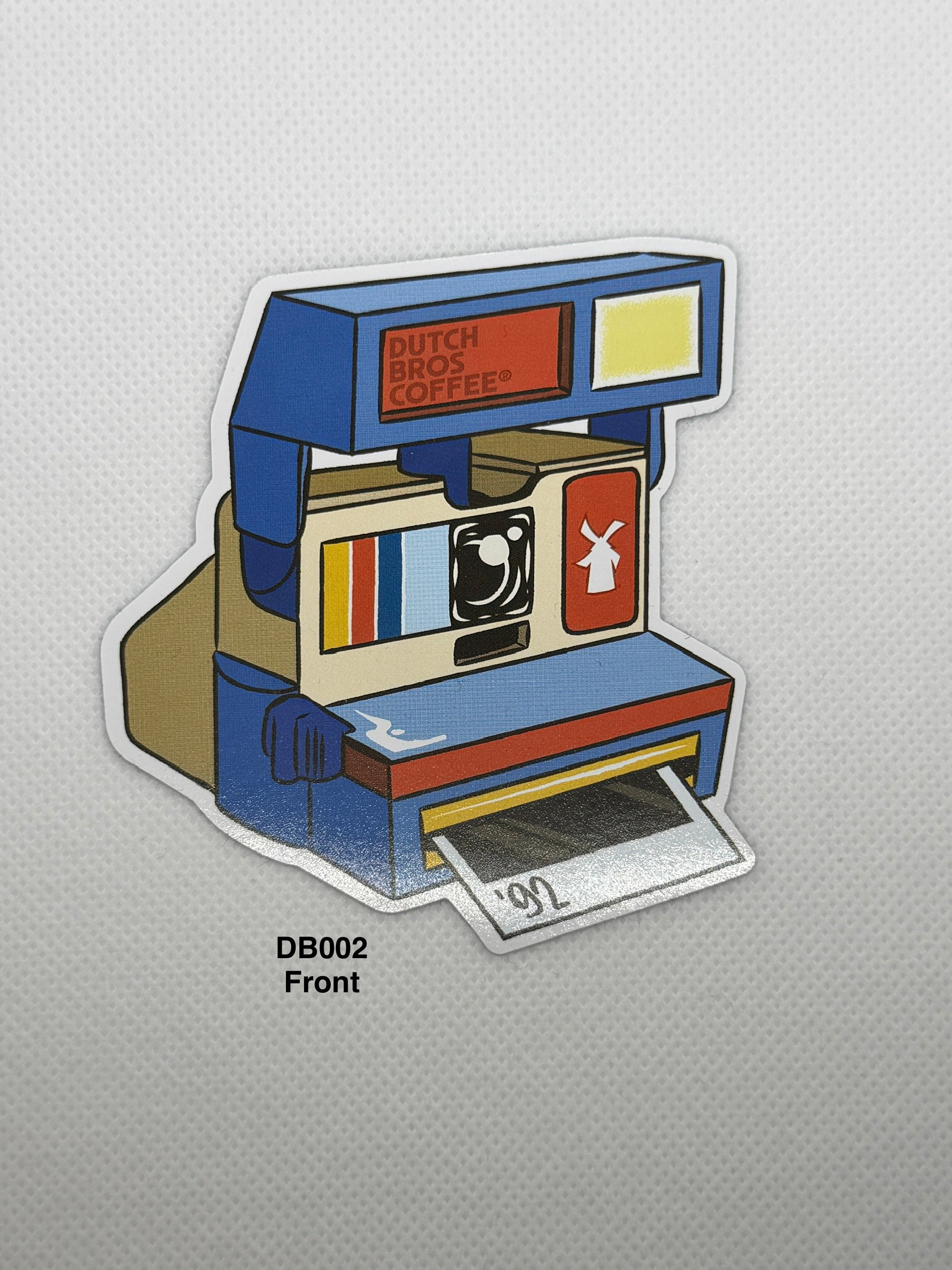 Dutch Bros Sticker Drop - August 5, 2026 - “Always Picture Perfect” Retro Polaroid Camera #DB002