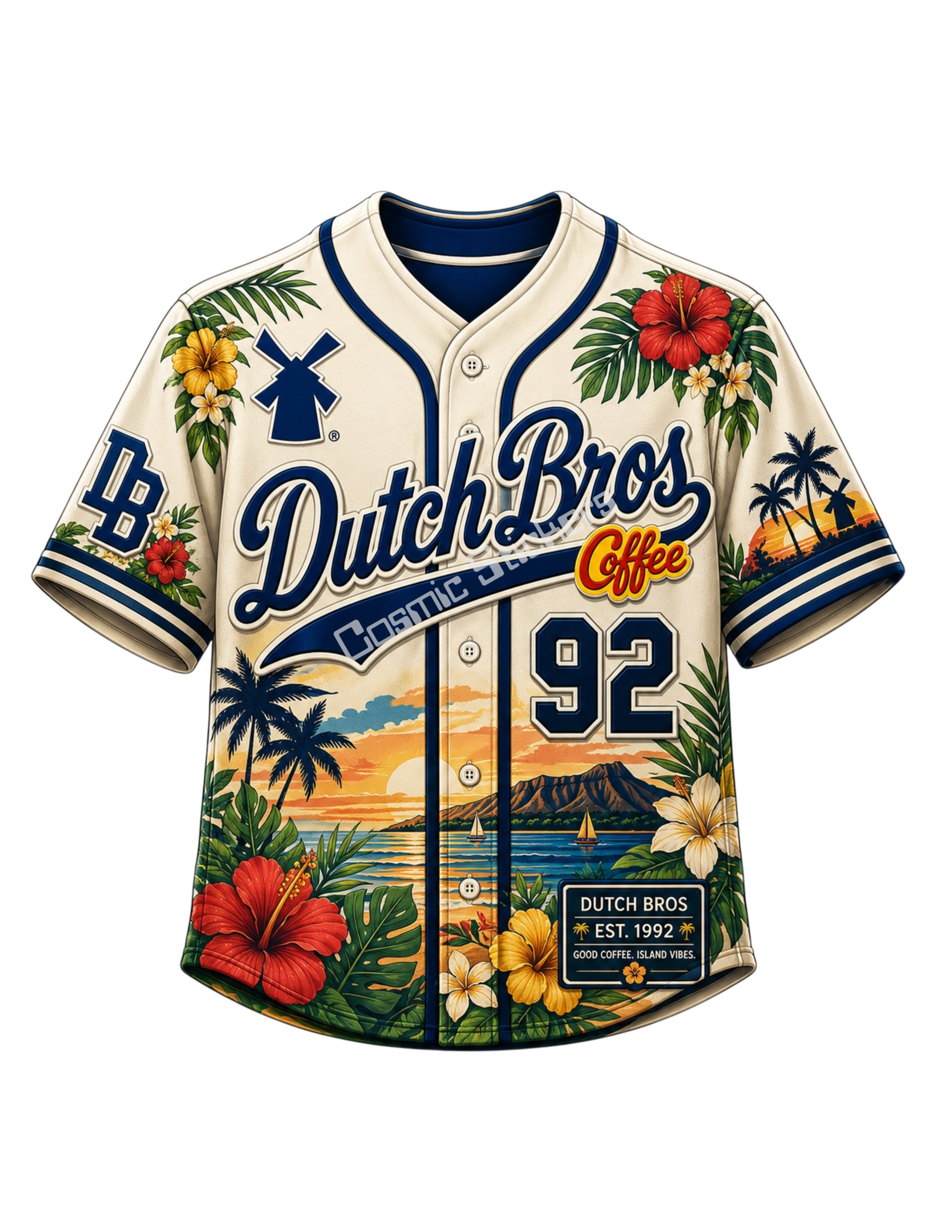 Dutch Bros Jersey Sticker #34