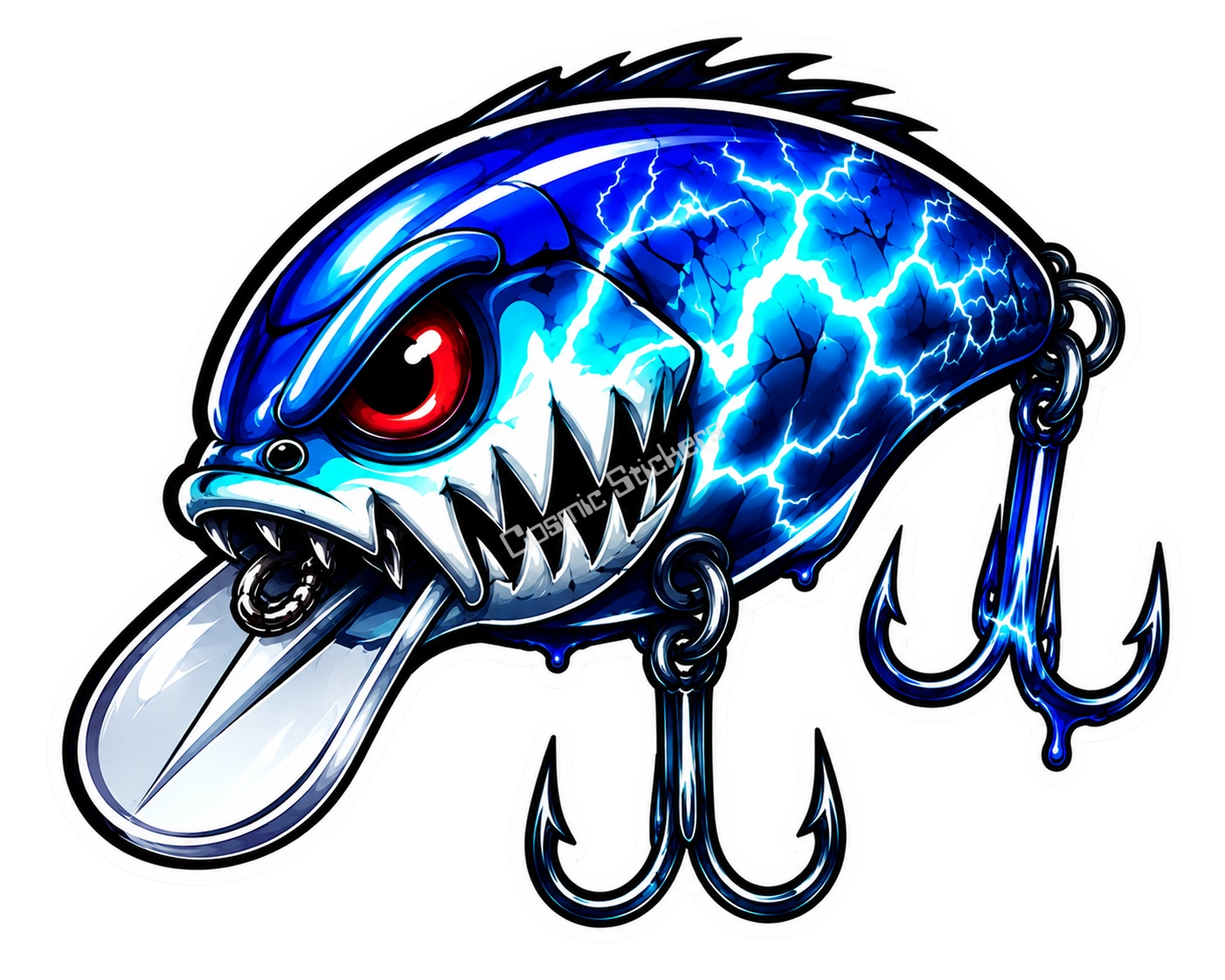 Strike Beasts™️ •Wildfire• Fishing Lure Sticker