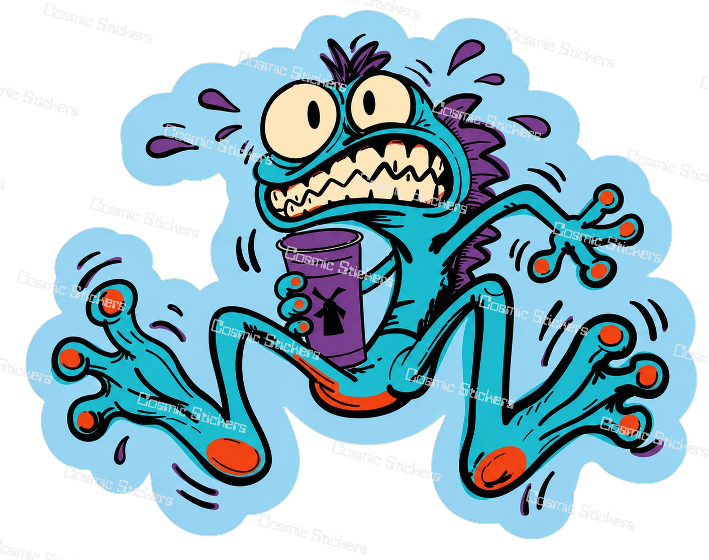 Rebel Monster | Dutch Bros Inspired Fan-Made Sticker