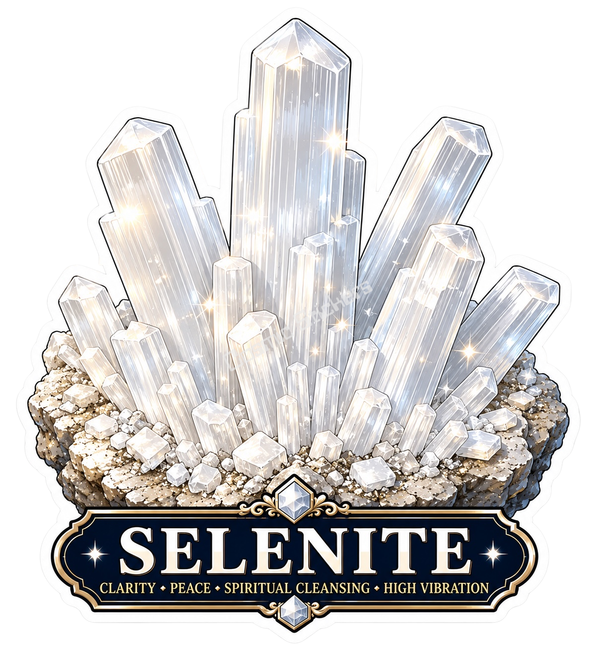Crystal Meanings Collection - Selenite