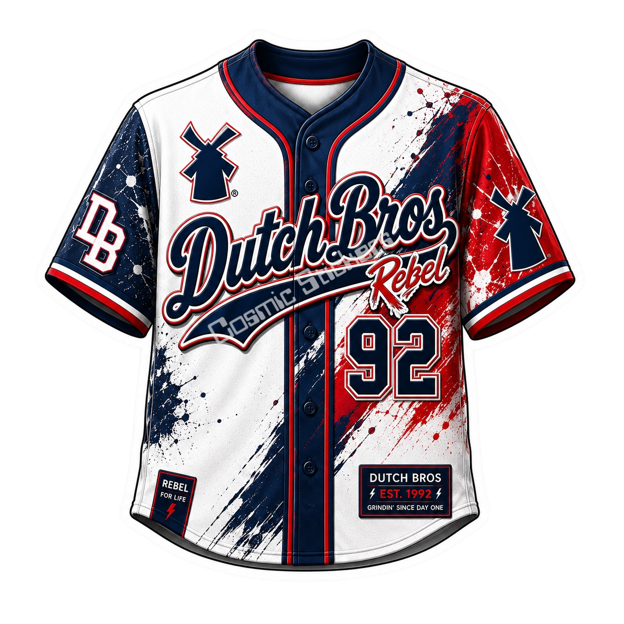 Dutch Bros Jersey Sticker #5