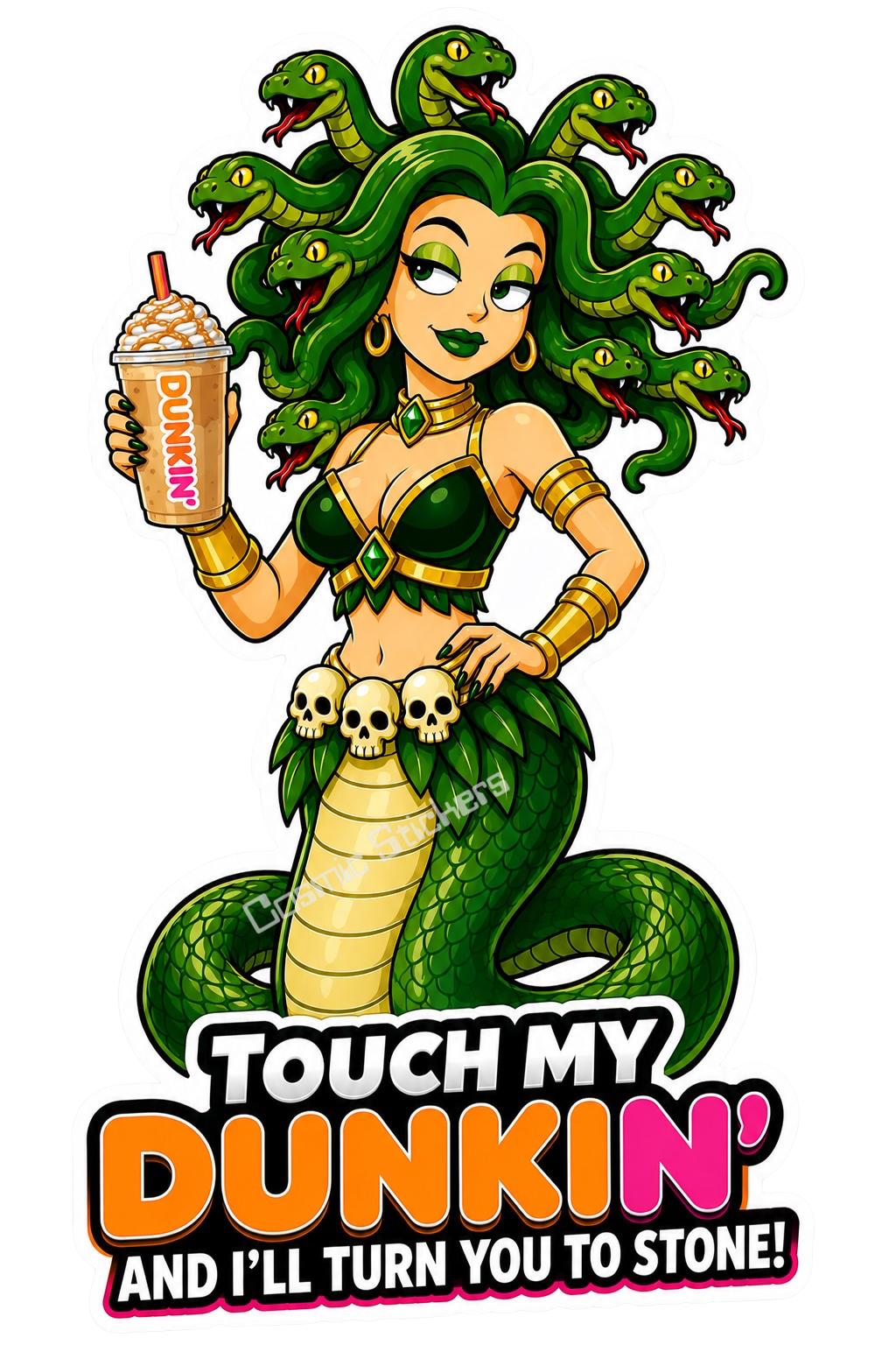 Medusa Holding Dunk N Iced Coffee