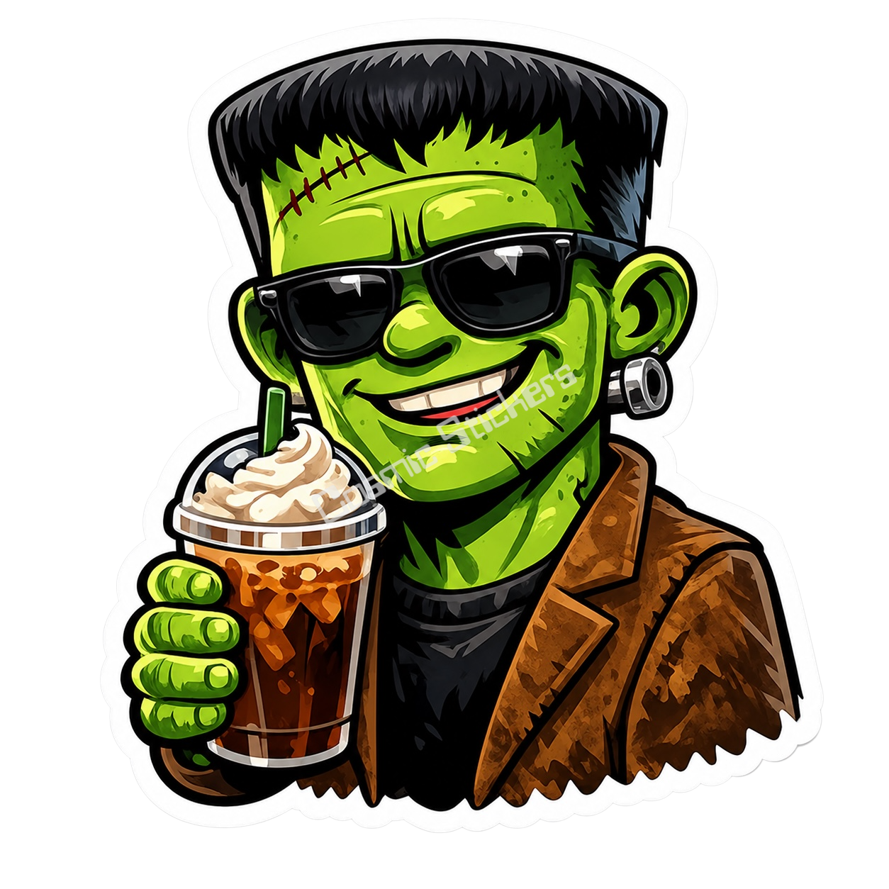 Frankenstein With Iced Coffee