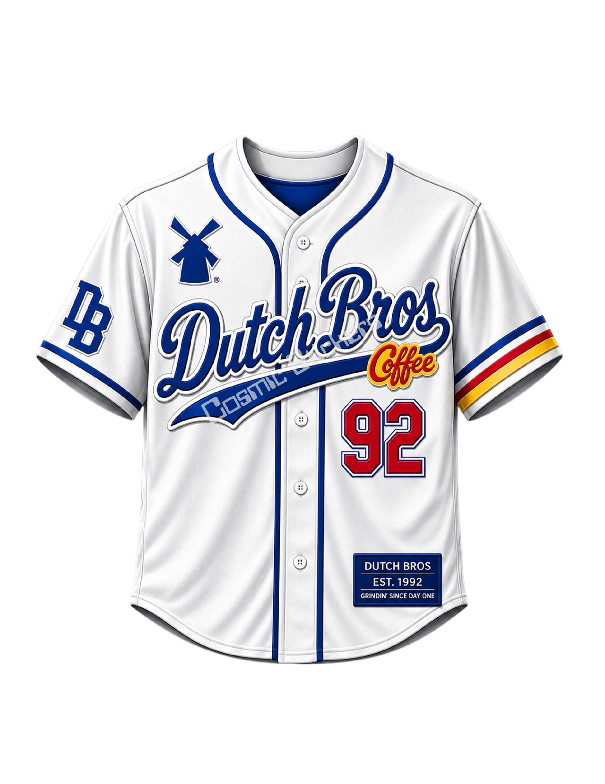Dutch Bros Jersey Sticker #11