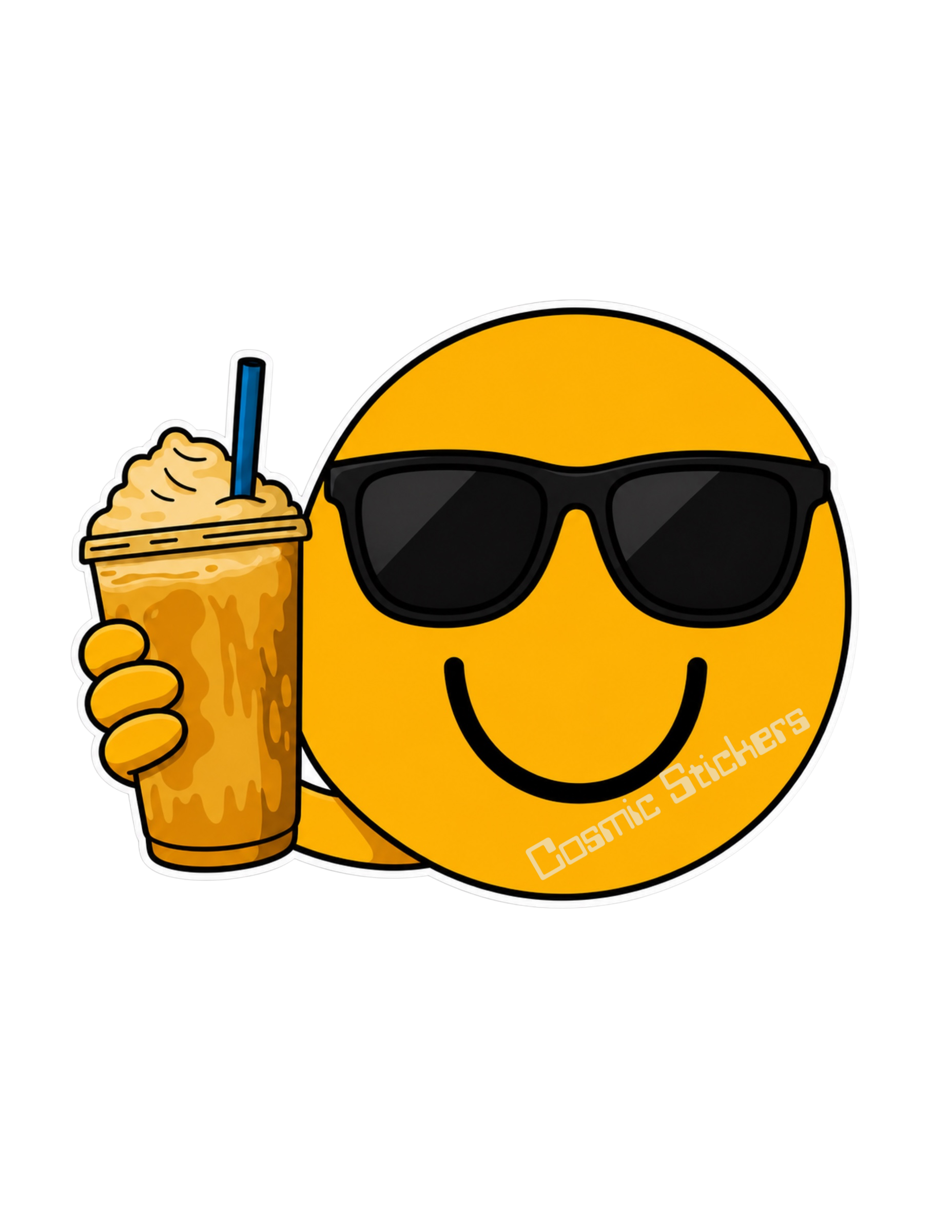 Cosmic Emoji - Cool w/ Iced Coffee