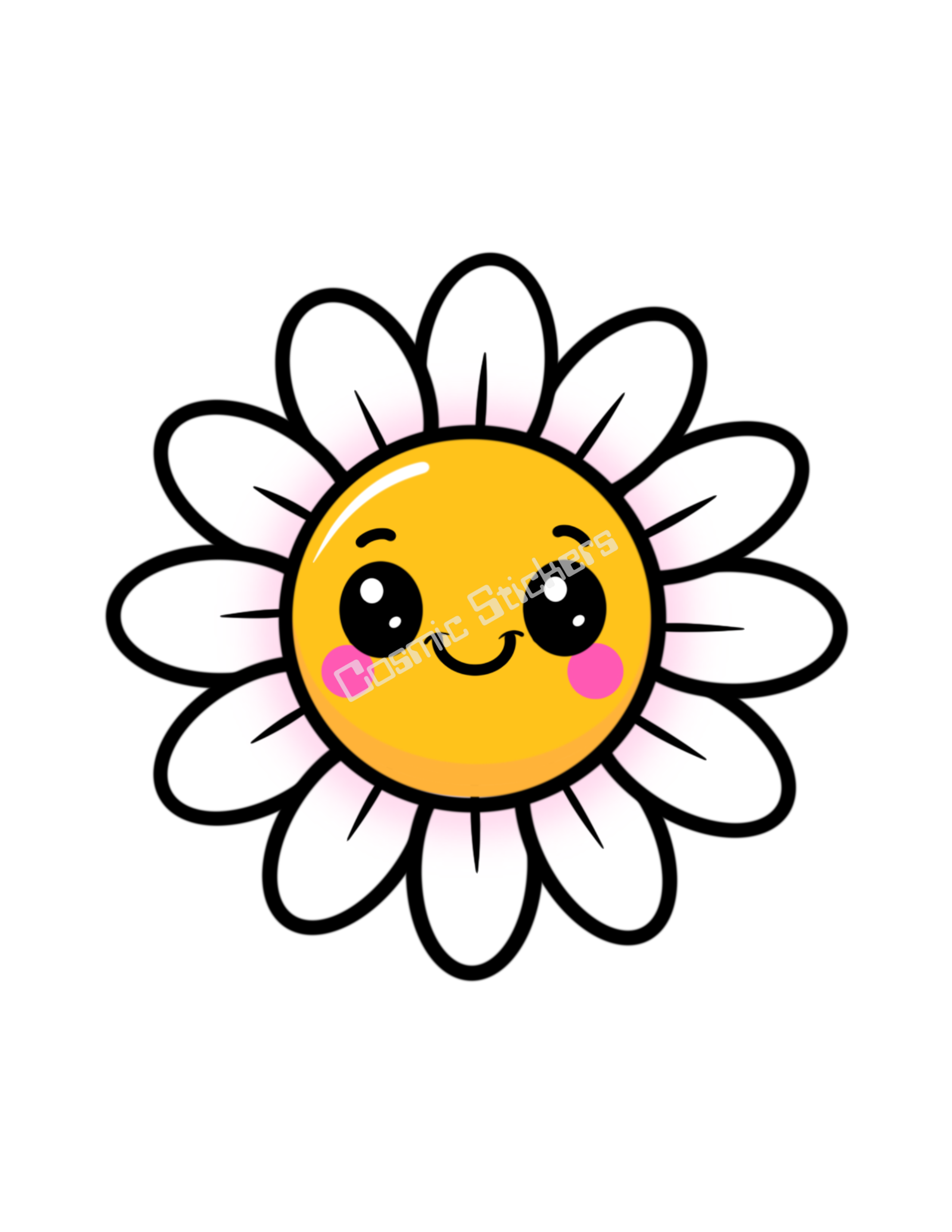 Cosmic Stickers- Daisy #2