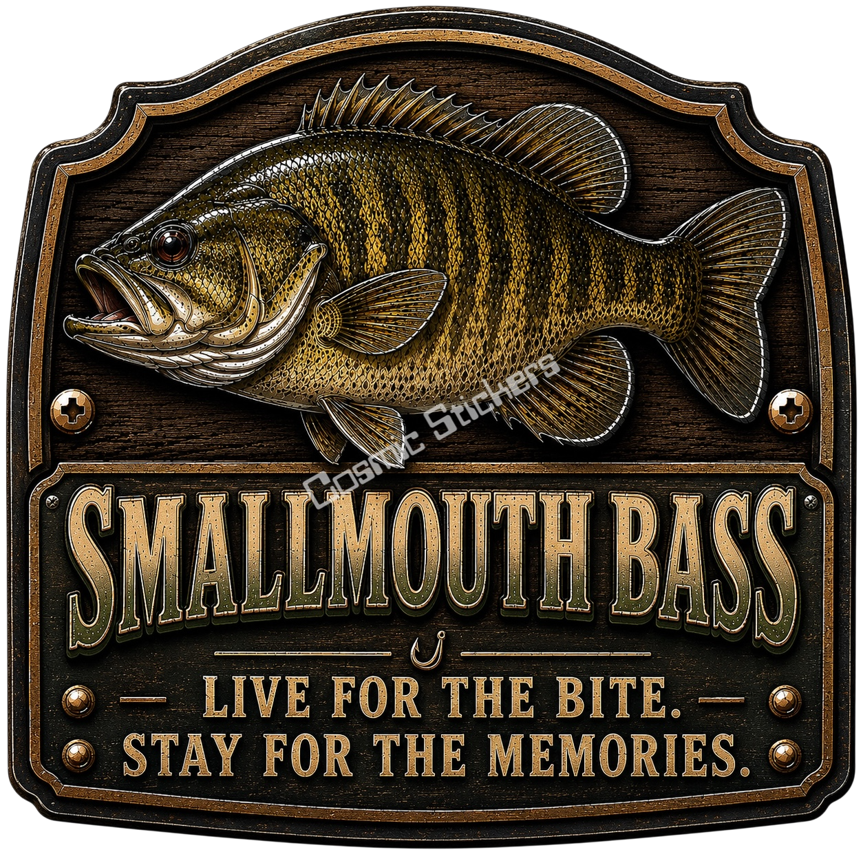 Smallmouth Bass – Trophy Fish Sticker