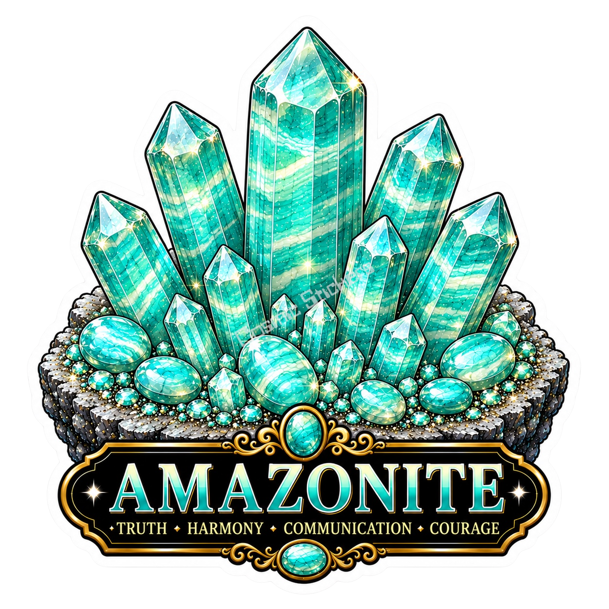 Crystal Meanings Collection - Amazonite