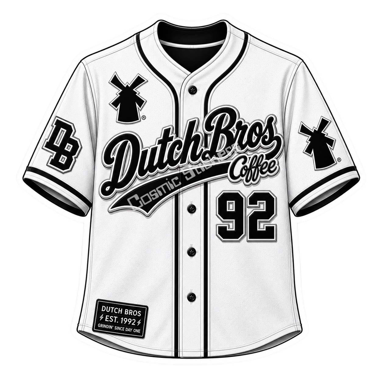 Dutch Bros Jersey Sticker #14
