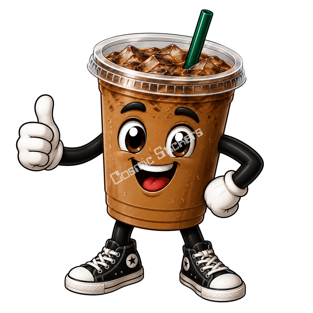 Cosmic Stickers - Iced Coffee