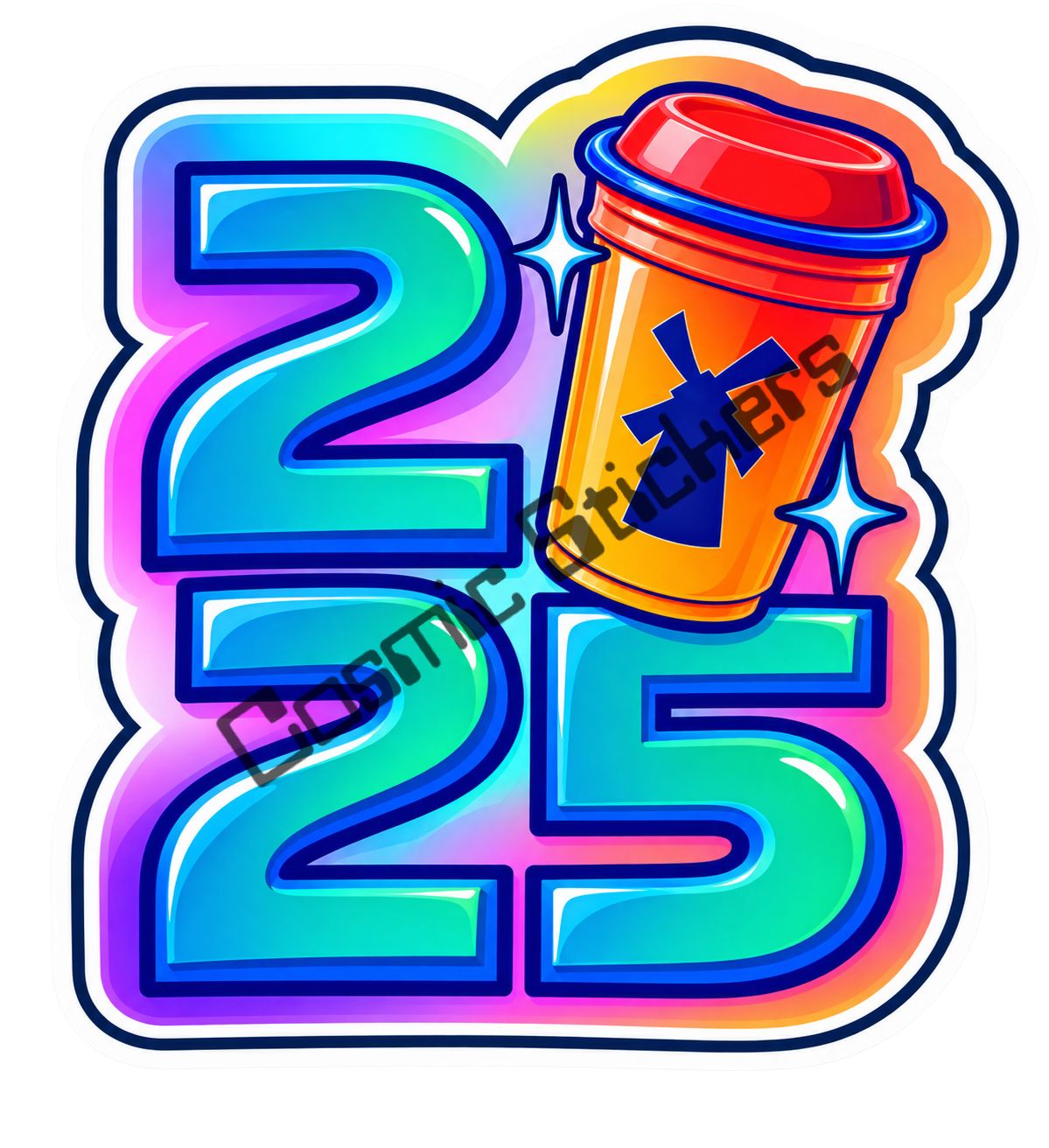 Fan-Made Dutch Bros 2025 Coffee Celebration Sticker