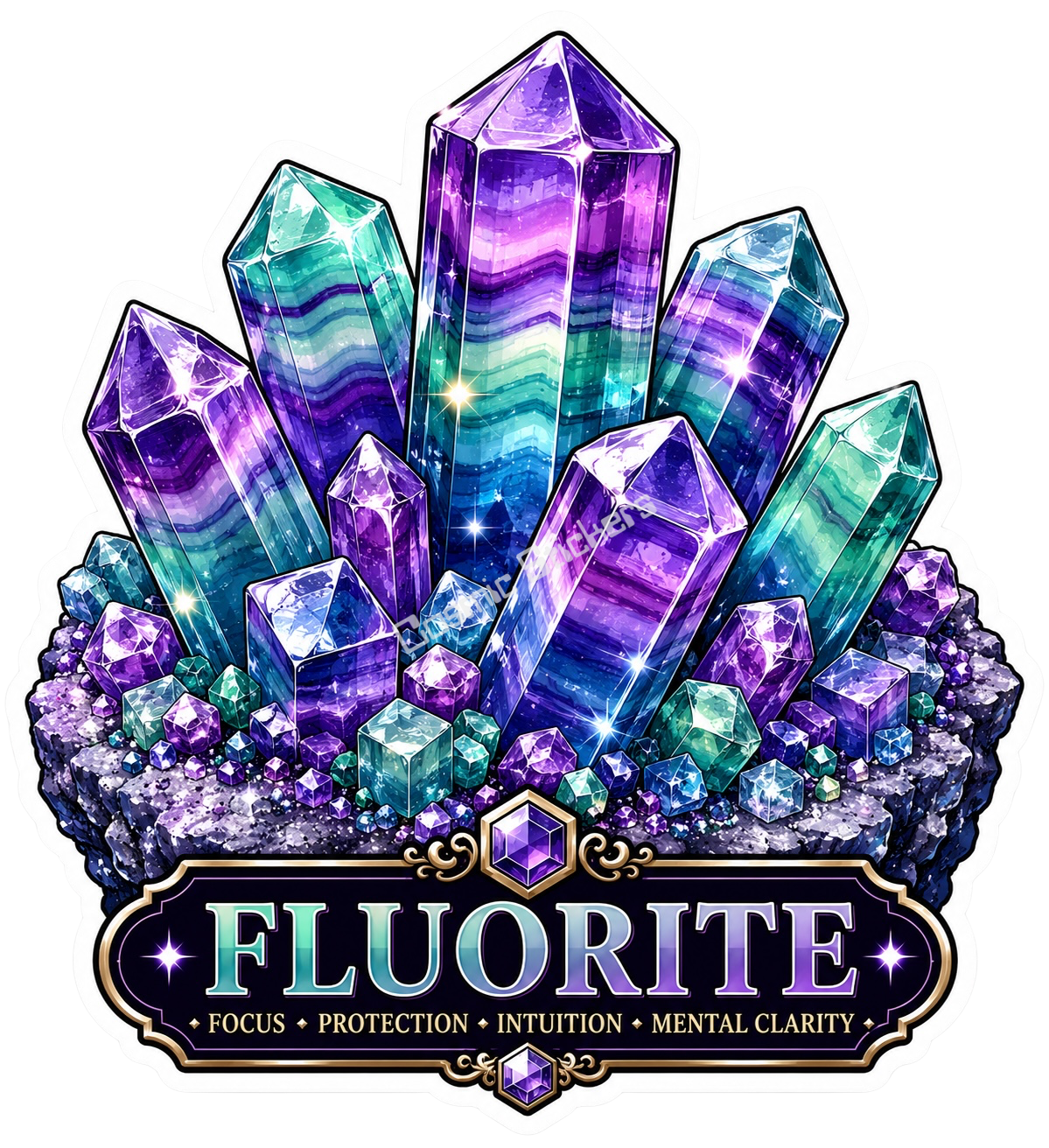 Crystal Meanings Collection - Fluorite