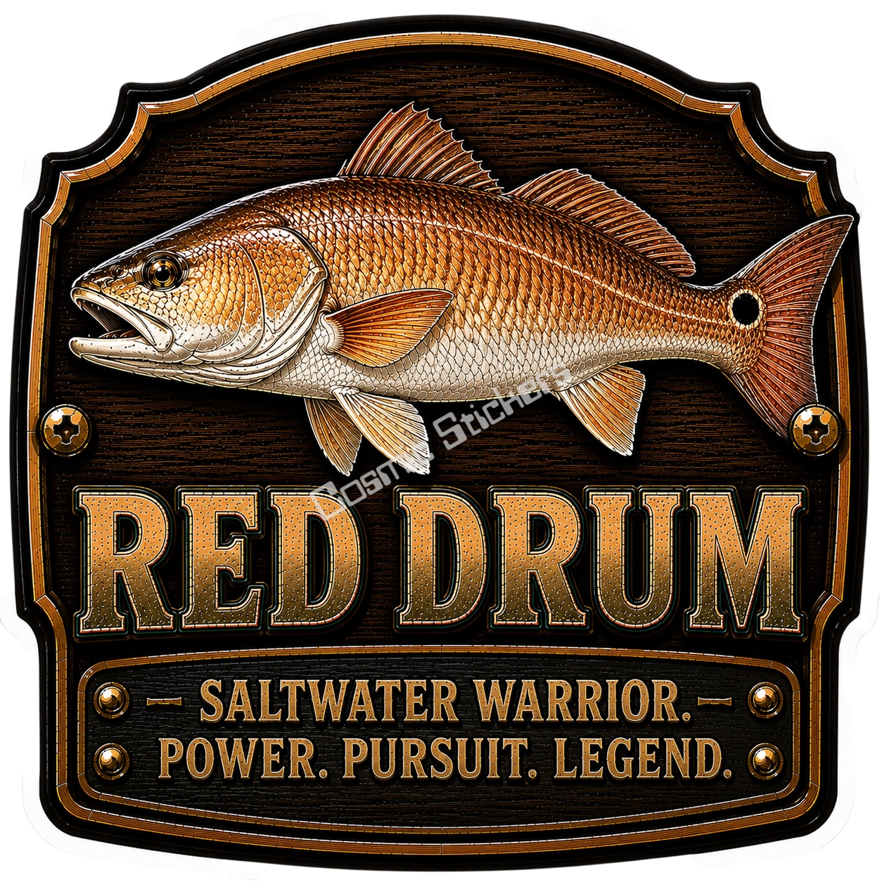 Red Drum – Trophy Fish Sticker