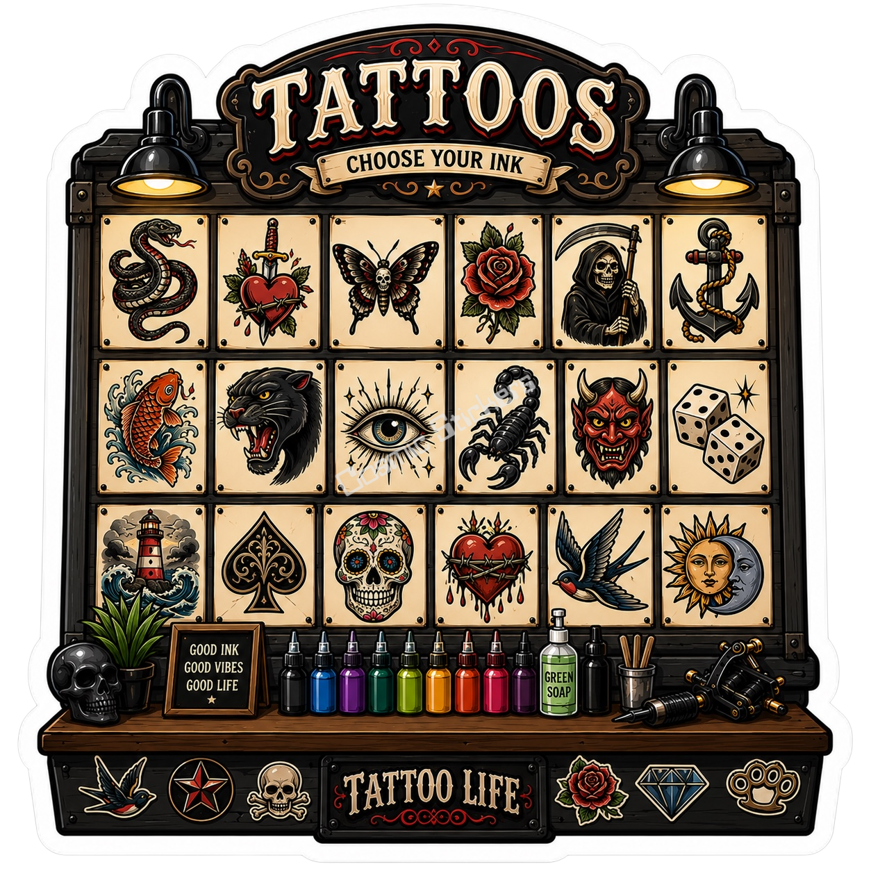 Tattoo Life - Tattoo Wall Designs #2