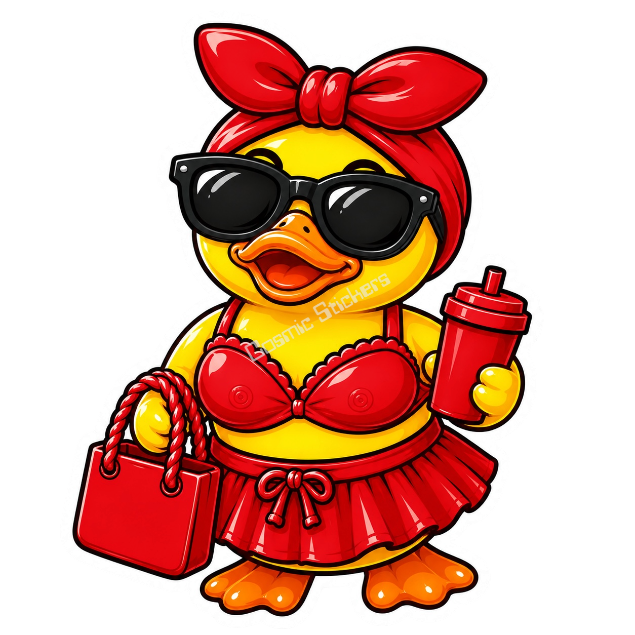 Glam Duck - Red