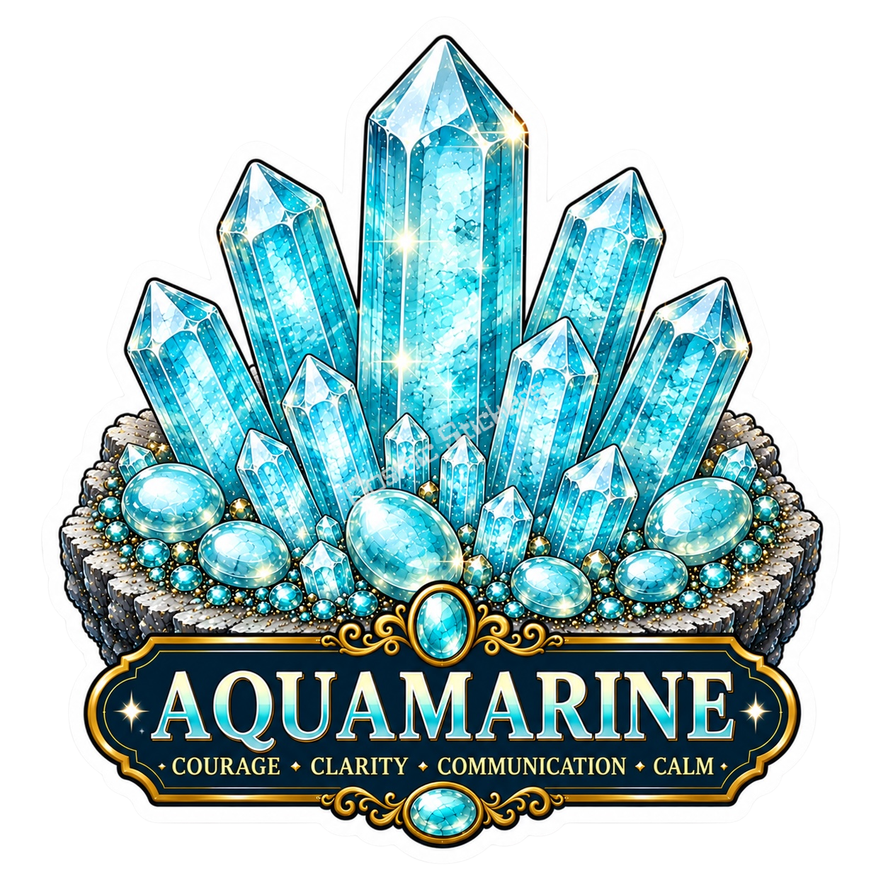 Crystal Meanings Collection - Aquamarine