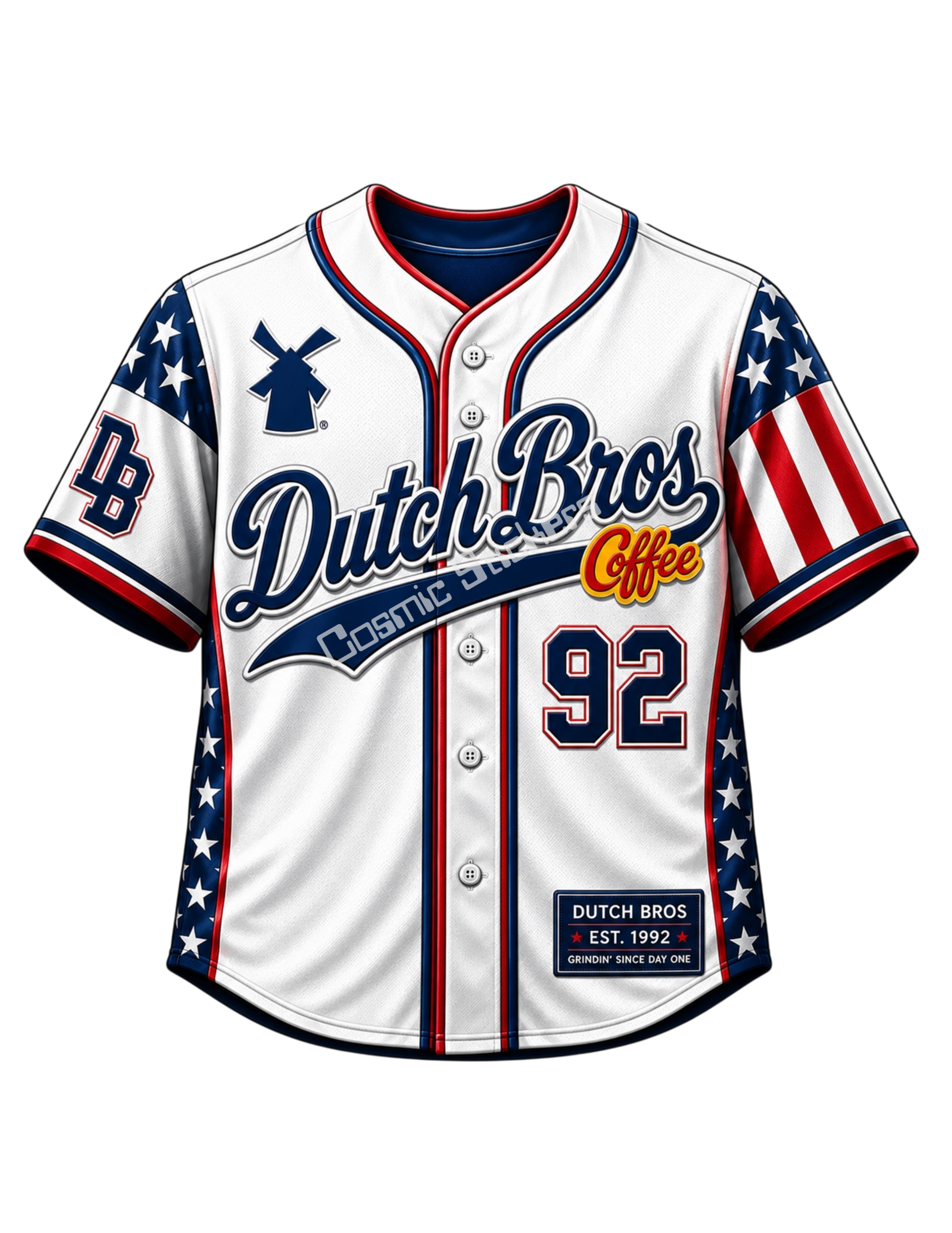 Dutch Bros Jersey Sticker #9