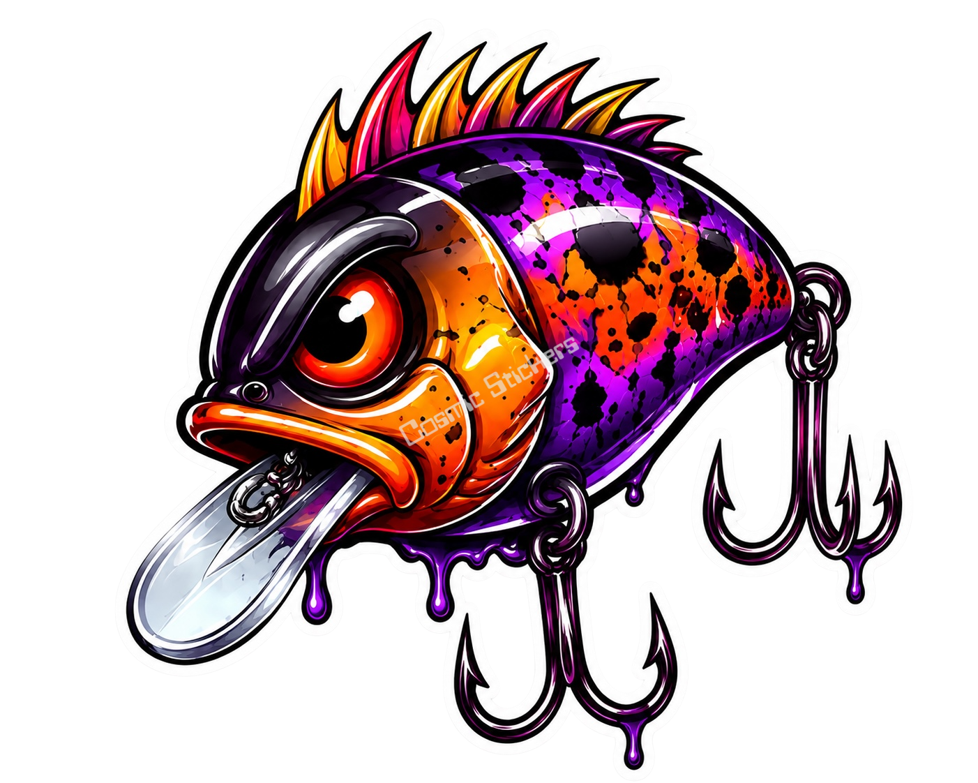 Strike Beasts™️ •Dead Drift• Fishing Lure Sticker