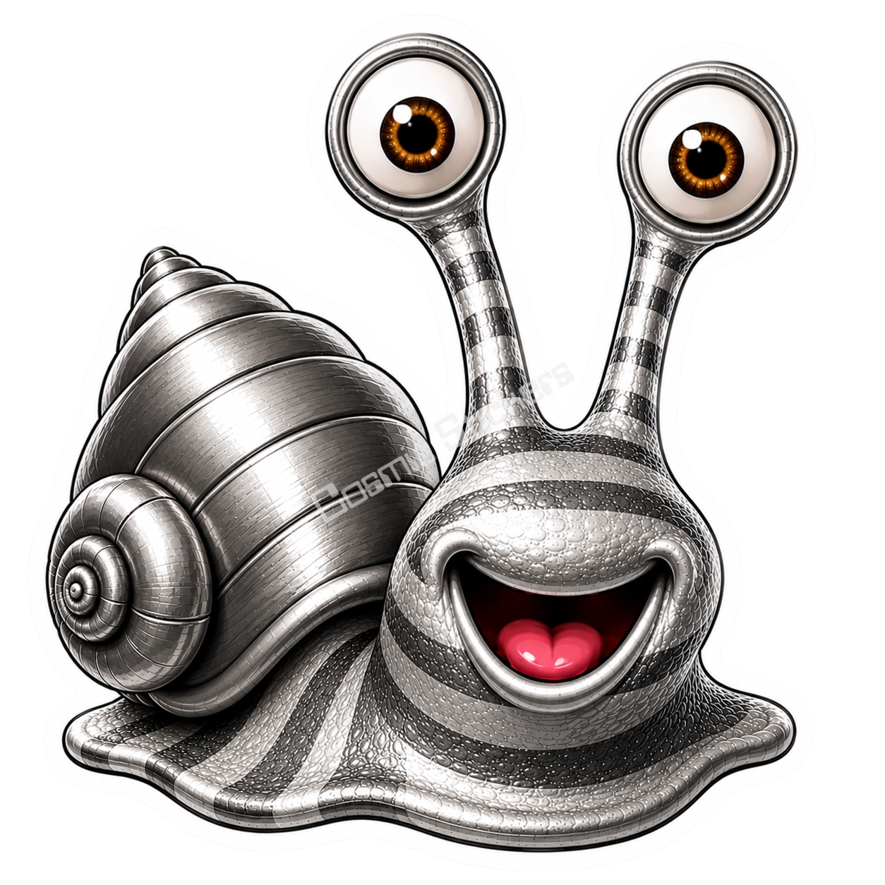 Cosmic Snails •Sleel• premium die-cut vinyl sticker by Cosmic Stickers