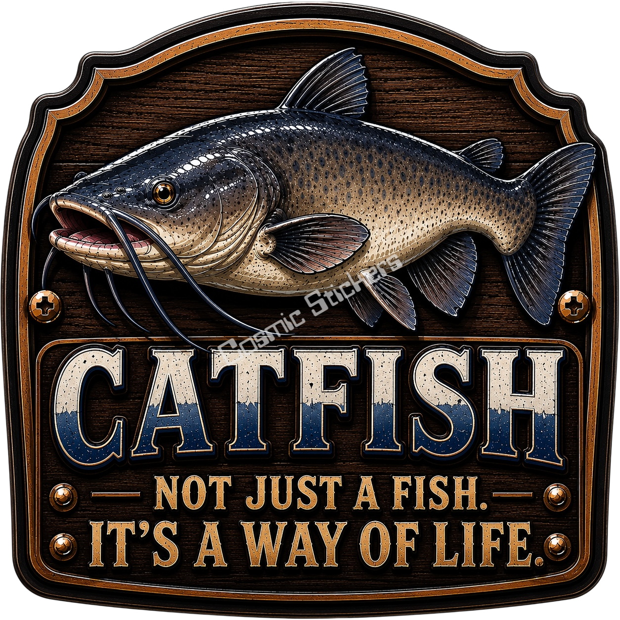 Catfish – Trophy Fish Sticker