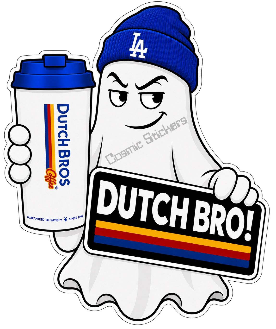 Fan-Made Boo Crew – Midnight Mischief | Dutch Bros Inspired Vinyl Sticker