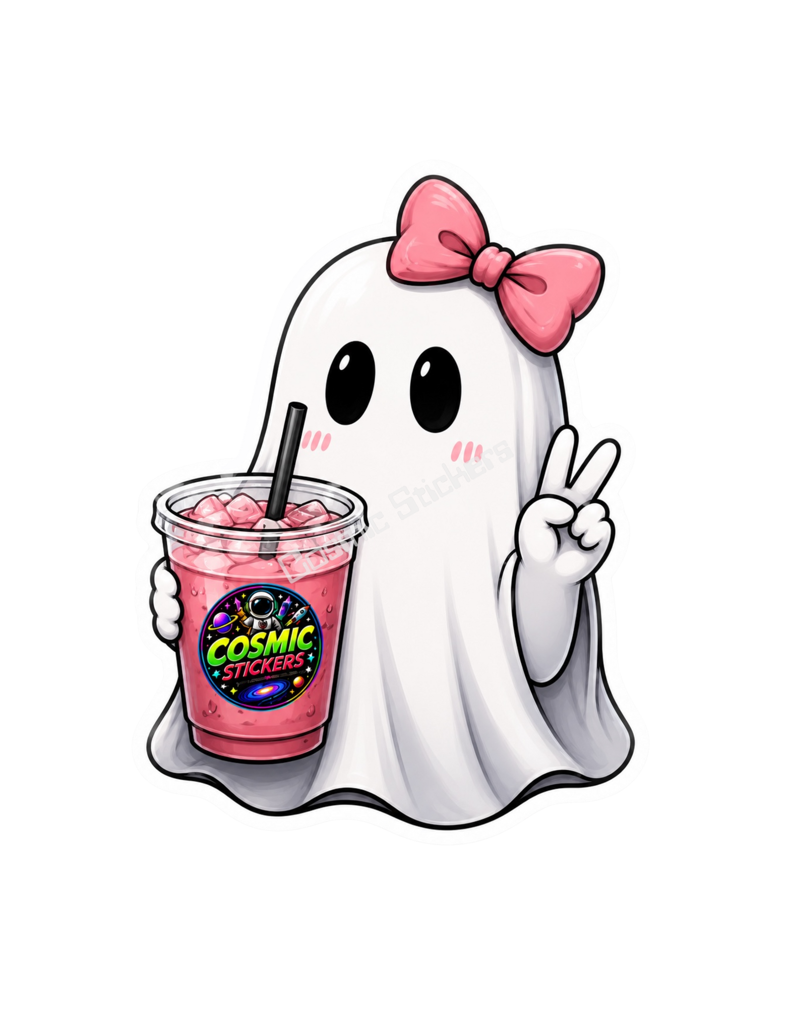 Cosmic Coffee Ghosts •Bow Boo•