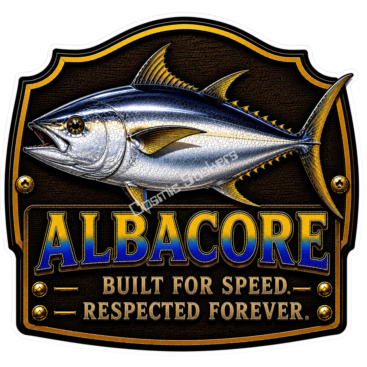 Albacore – Trophy Fish Sticker